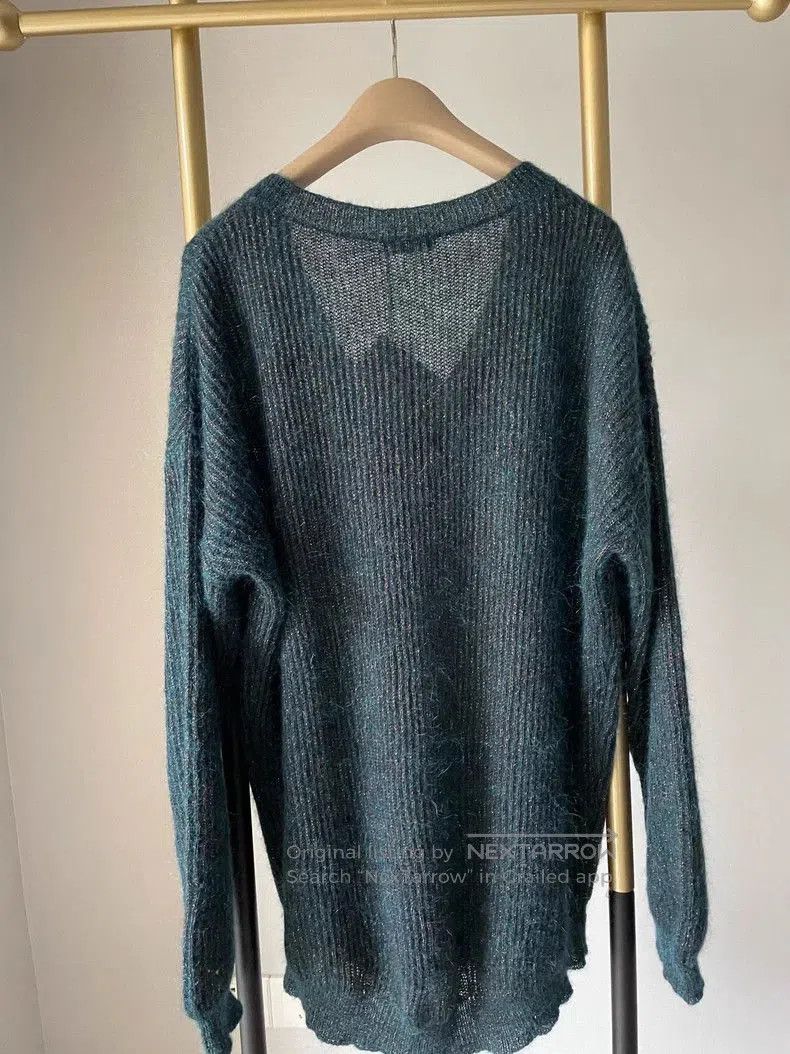 Brunello Cucinelli Brunello Cucinelli Alpaca Mohair Gold Sweater. Size US XL / EU 56 / 4 - 3 Thumbnail