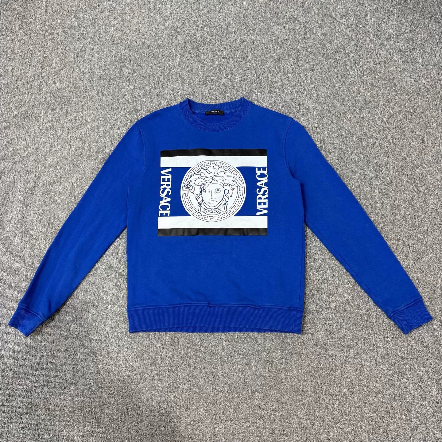 Versace Versace blue Medusa print hoodie S 99 new Size US S / EU 44-46 / 1 - 1 Thumbnail