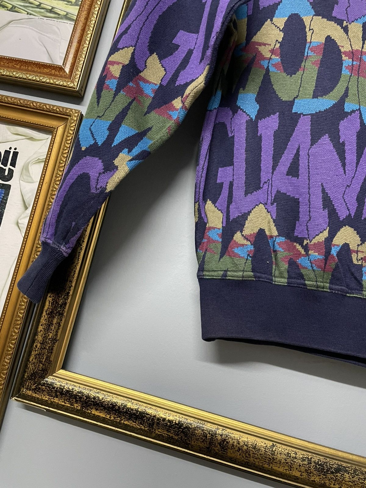 Designer Vintage 90s Italian Designer Modigliani Fullprint Rap Style Size US M / EU 48-50 / 2 - 5 Thumbnail
