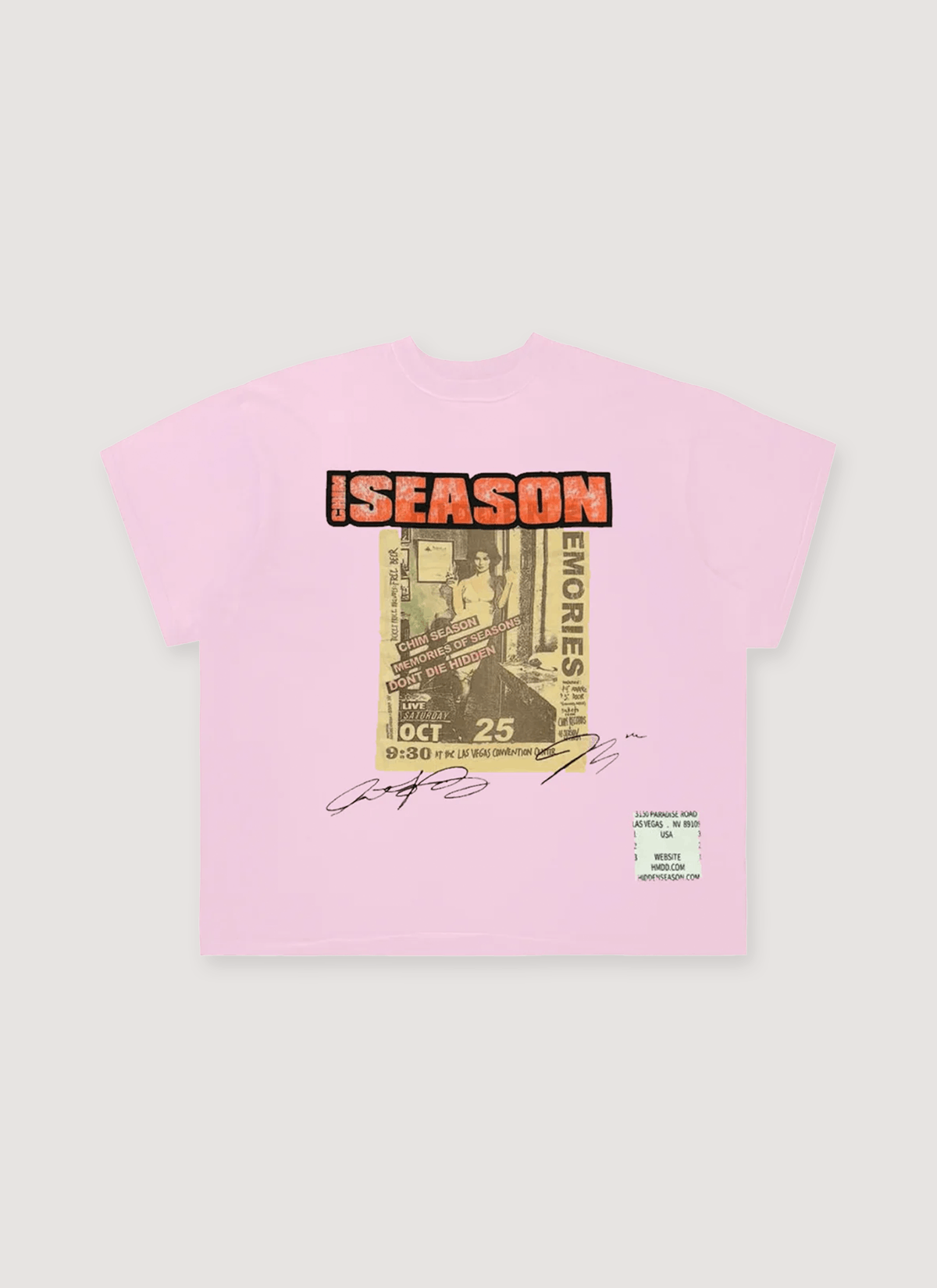 HMDD Complexcon Exclusive Hidden Season Tee Pink Size US XL / EU 56 / 4 - 1 Preview