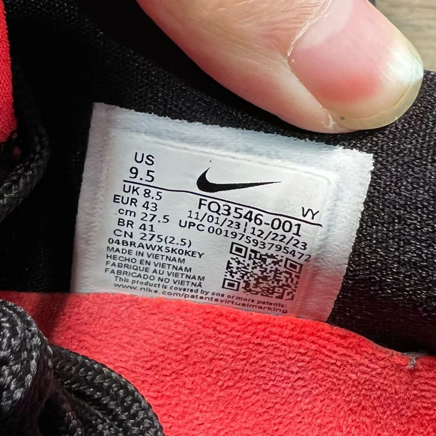 Nike Nike ZK6 Black Red Camo 43 EUR Size US 10 / EU 43 - 8 Thumbnail