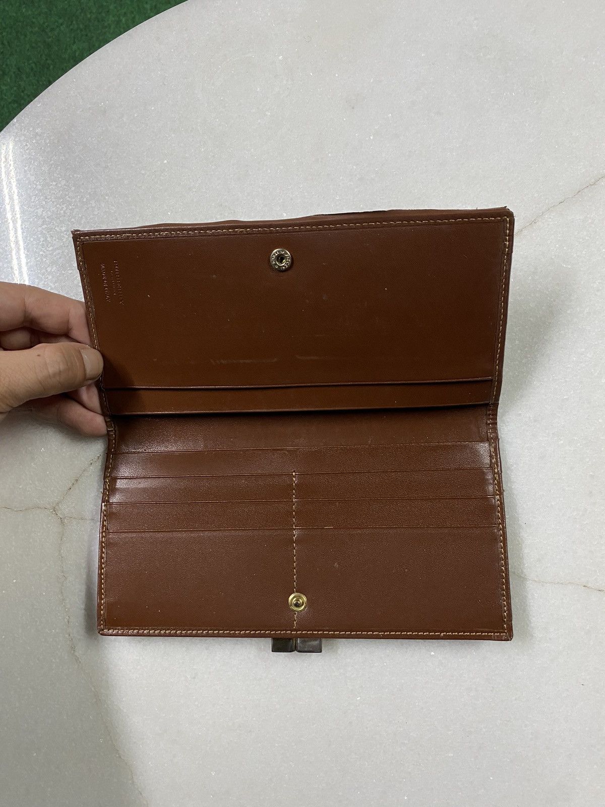 Burberry Burberry Womens Long Plaid Wallet Preowned Size ONE SIZE - 5 Thumbnail
