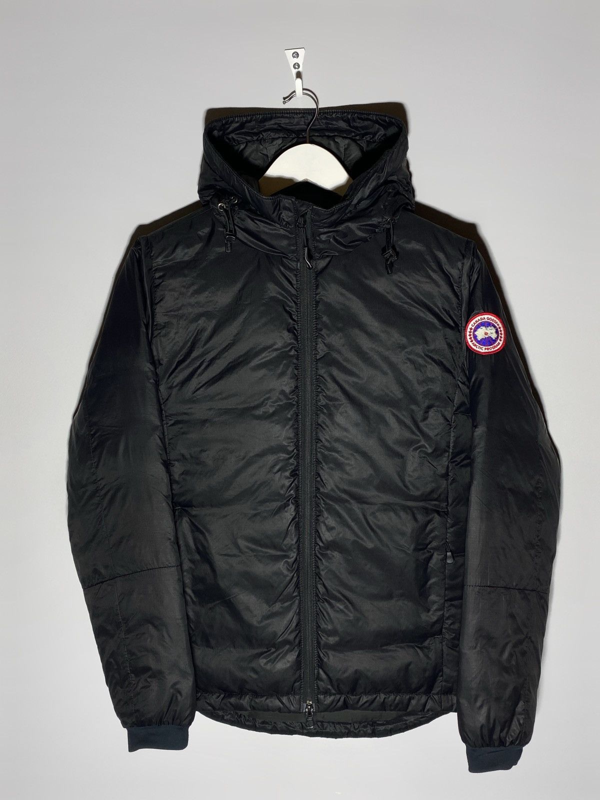 image of Canada Goose Camp Hoody Down Jacket in Black, Women's (Size Small)