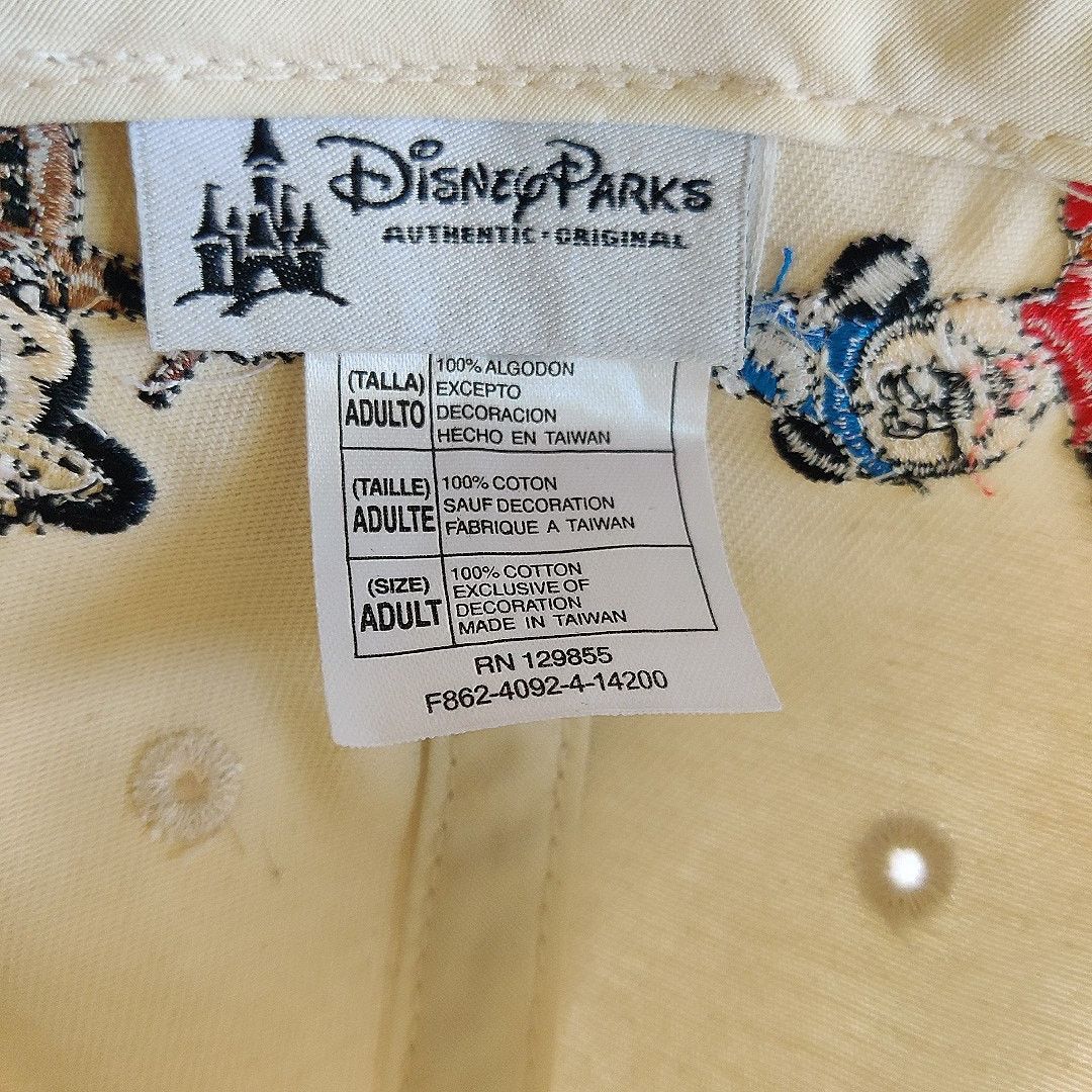 Disney Vintage Y2K history Mickey embroidered adult baseball cap Size ONE SIZE - 11 Thumbnail