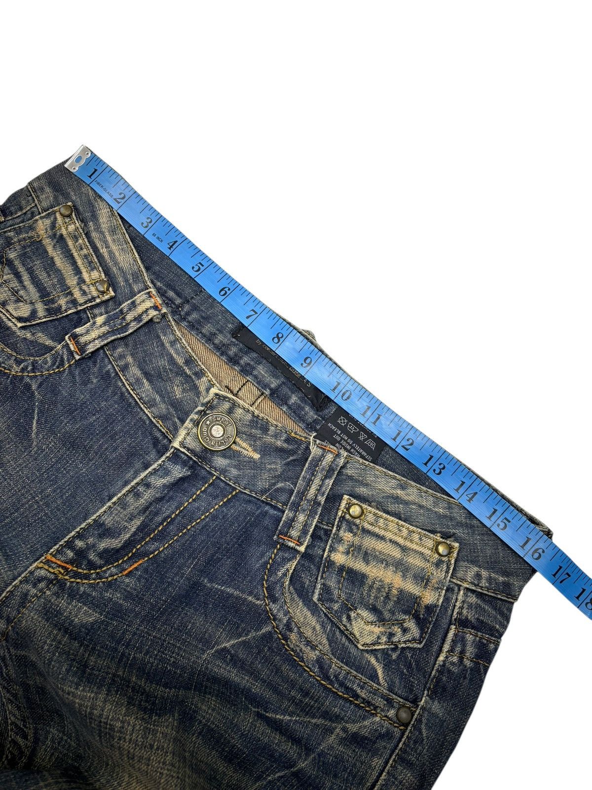 Kapital Flare Jeans Earthy Mud Wash Lolita Exotic Vintage Denim Size US 32 / EU 48 - 9 Thumbnail