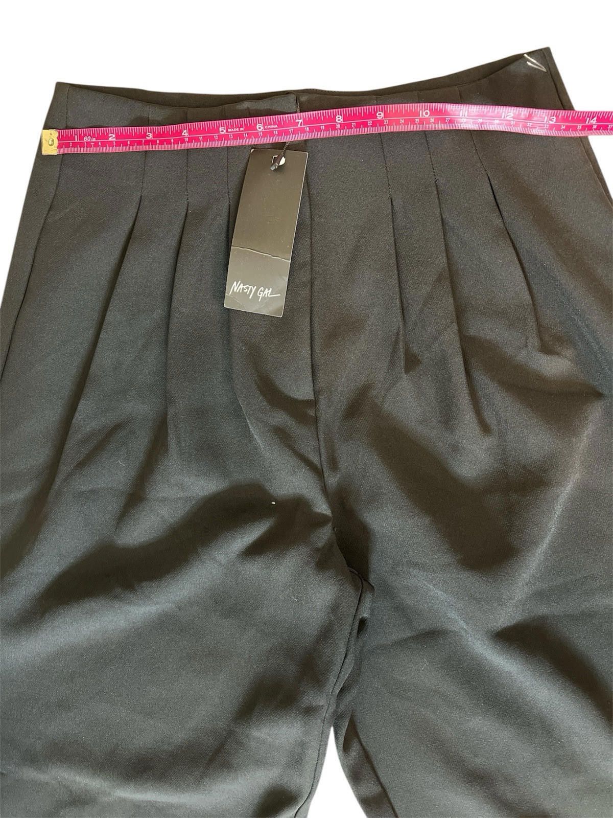 Designer Nasty Gal Power Through Wide Leg Pants Sz 2 Size 26" / US 2 / IT 38 - 6 Thumbnail