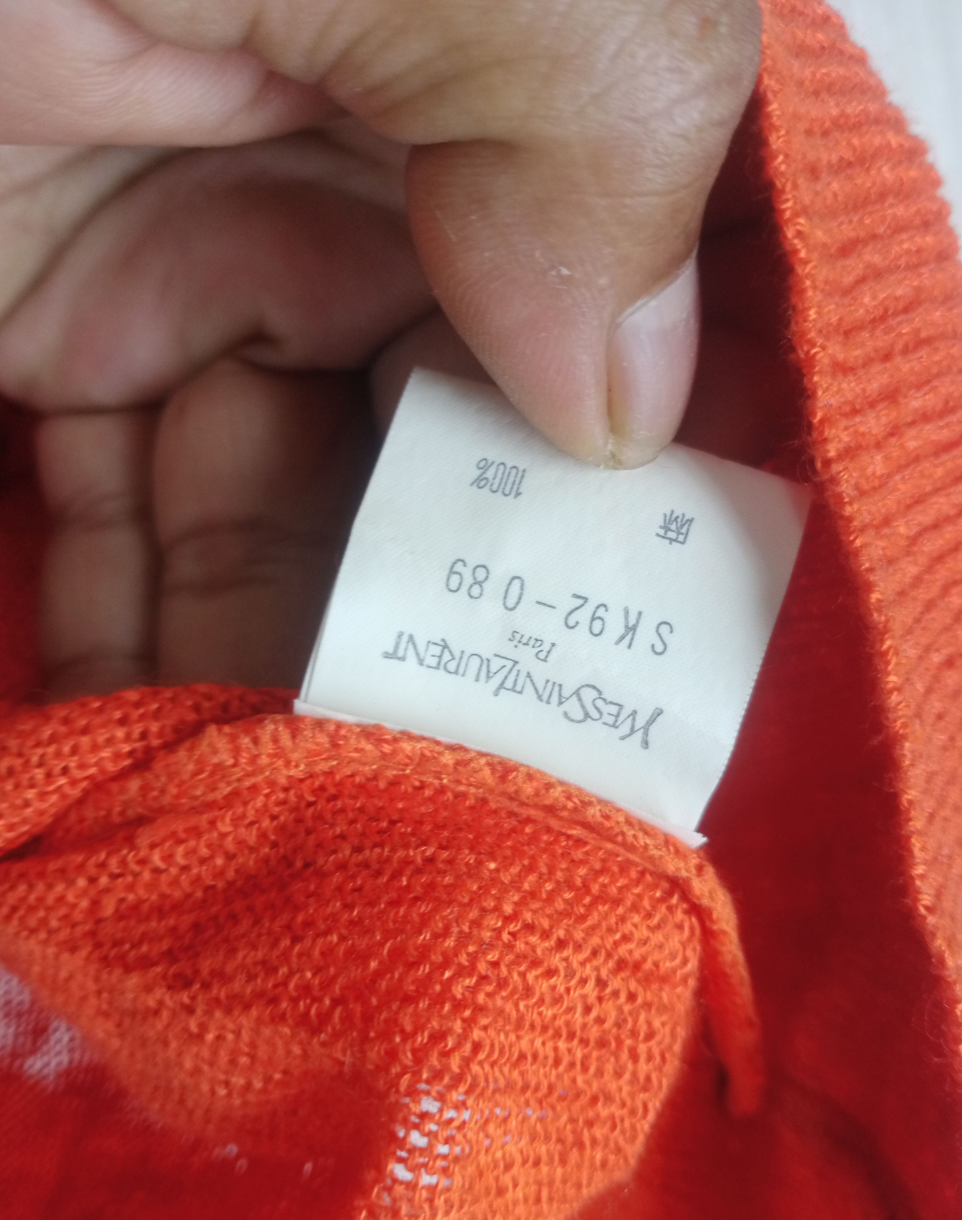 Yves Saint Laurent Rare Vintage 90s Yves Saint Laurent Paris Tricot Knitwear Size M / US 6-8 / IT 42-44 - 9 Thumbnail