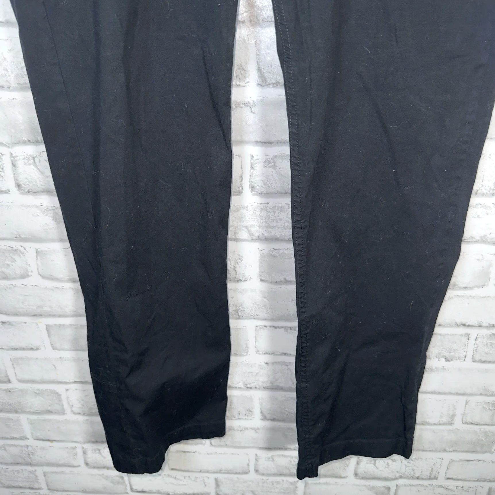 Vintage VINTAGE RailRiders Mens Black Chino Pants Casual Cotton Blend Size 36x30 Size US 36 / EU 52 - 3 Thumbnail