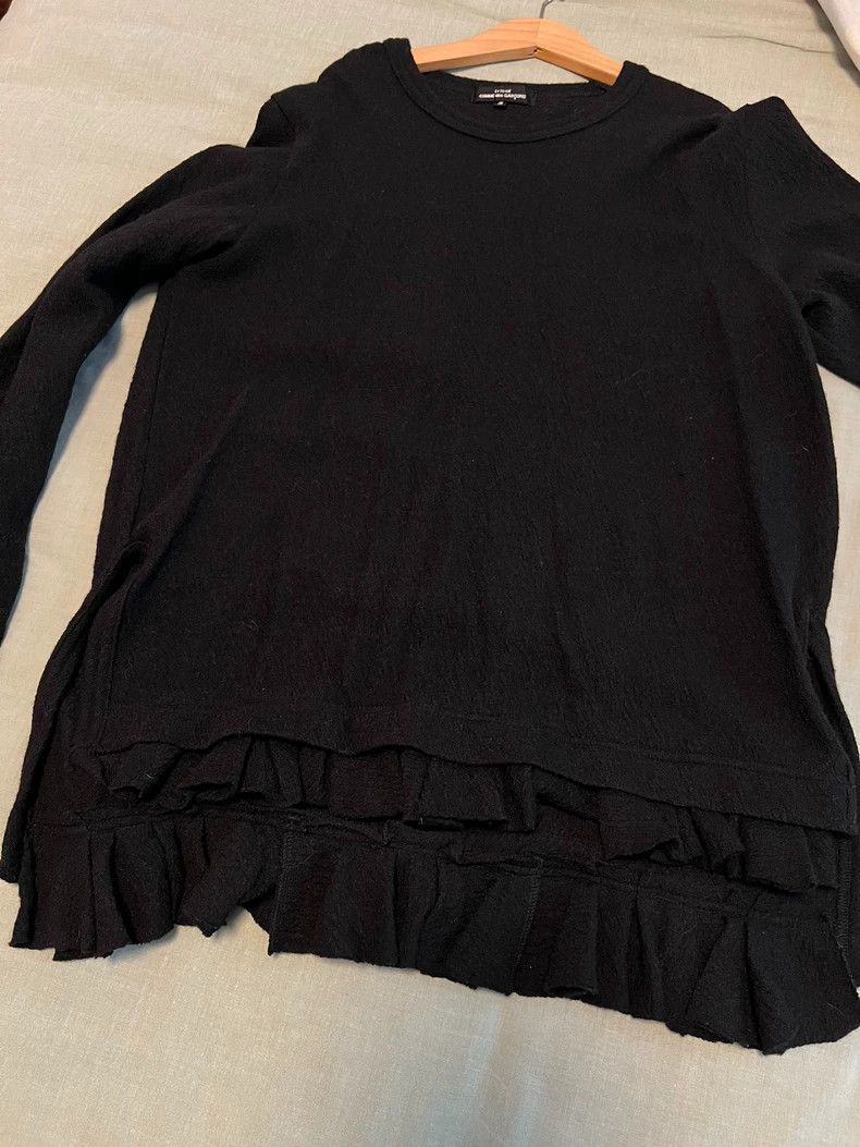 Comme des Garcons Comme Des Garcons Felted Split Lace Wool Top Size S / US 4 / IT 40 - 2 Thumbnail