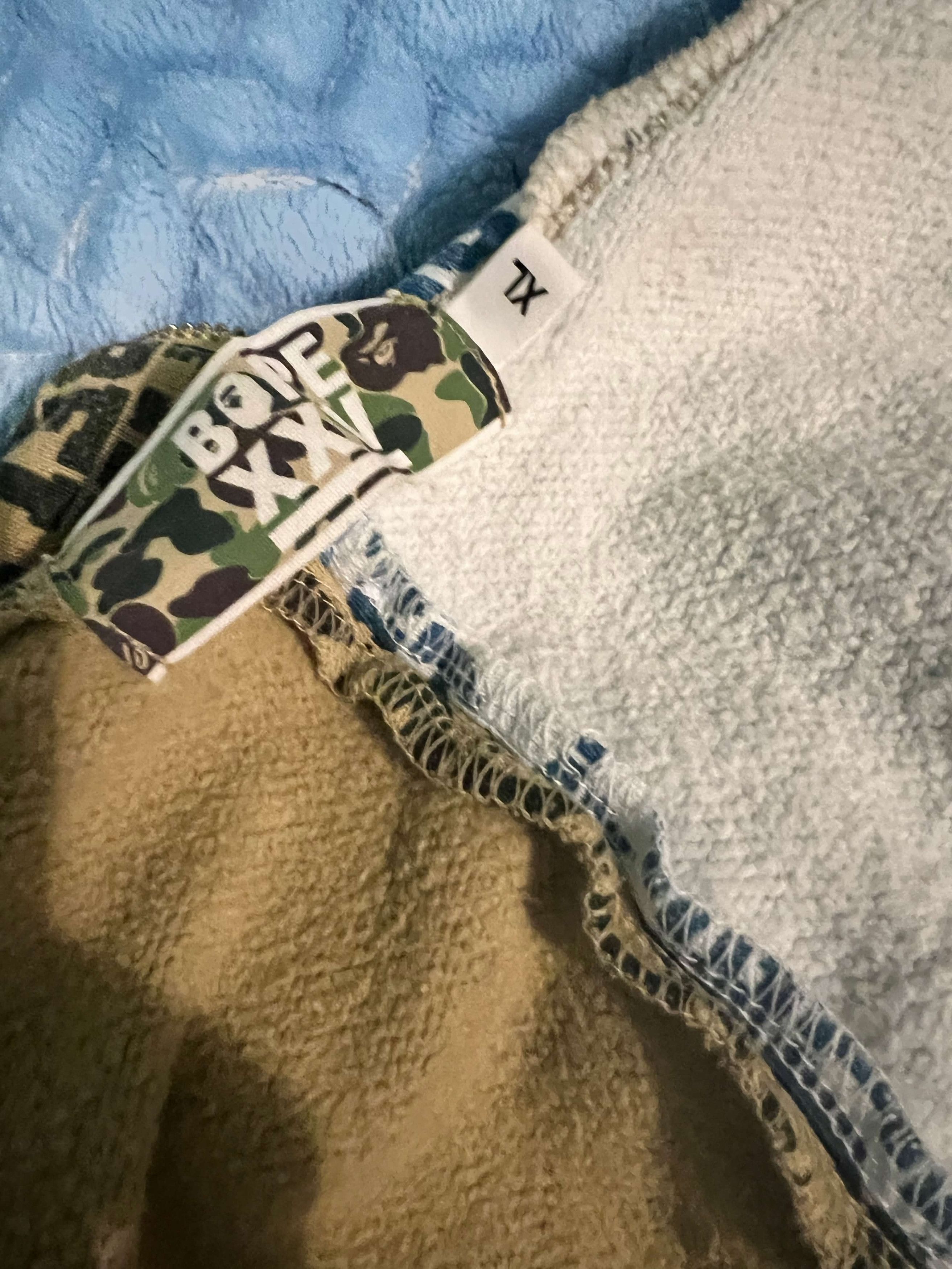 Bape BAPE Zip-up / Camo Blue 2-Tone / Size US XL / EU 56 / 4 - 6 Thumbnail