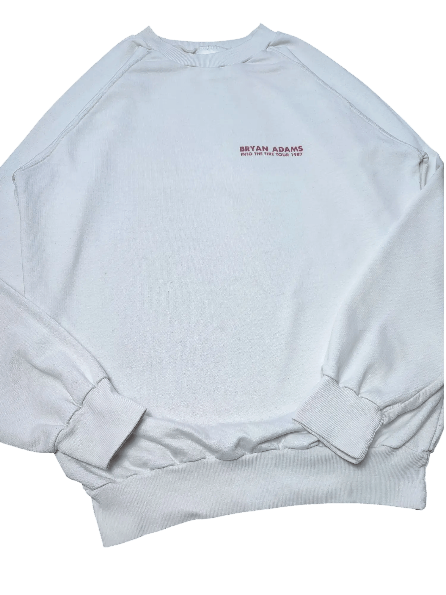 Band Tees × Vintage 1987 Bryan Adams Into the Fire Tour Sweatshirt Size US S / EU 44-46 / 1 - 11 Thumbnail