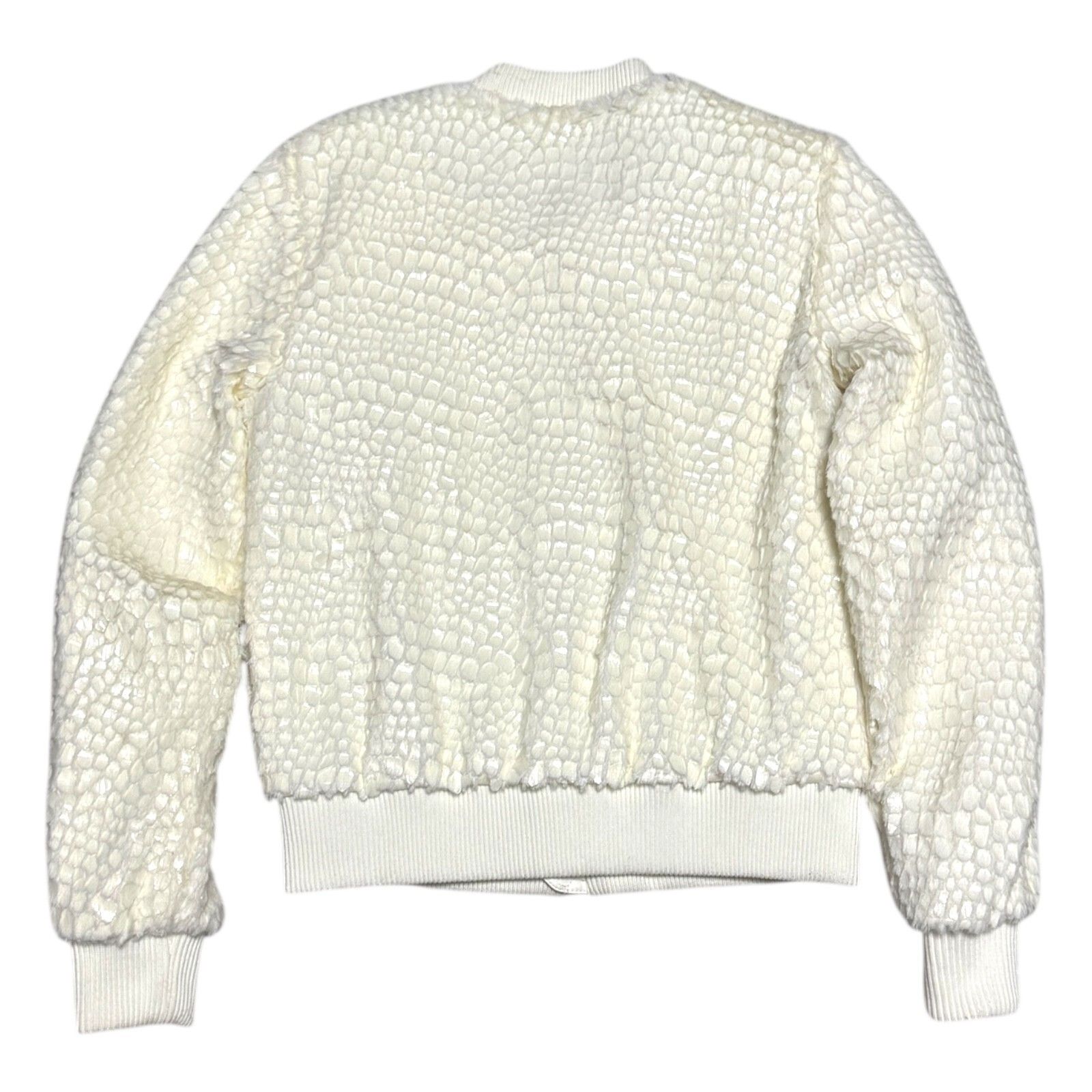 Designer JOHN + JENN Faux Fur Scaled Luxury Designer Bomber Jacket XS Size XS / US 0-2 / IT 36-38 - 3 Thumbnail