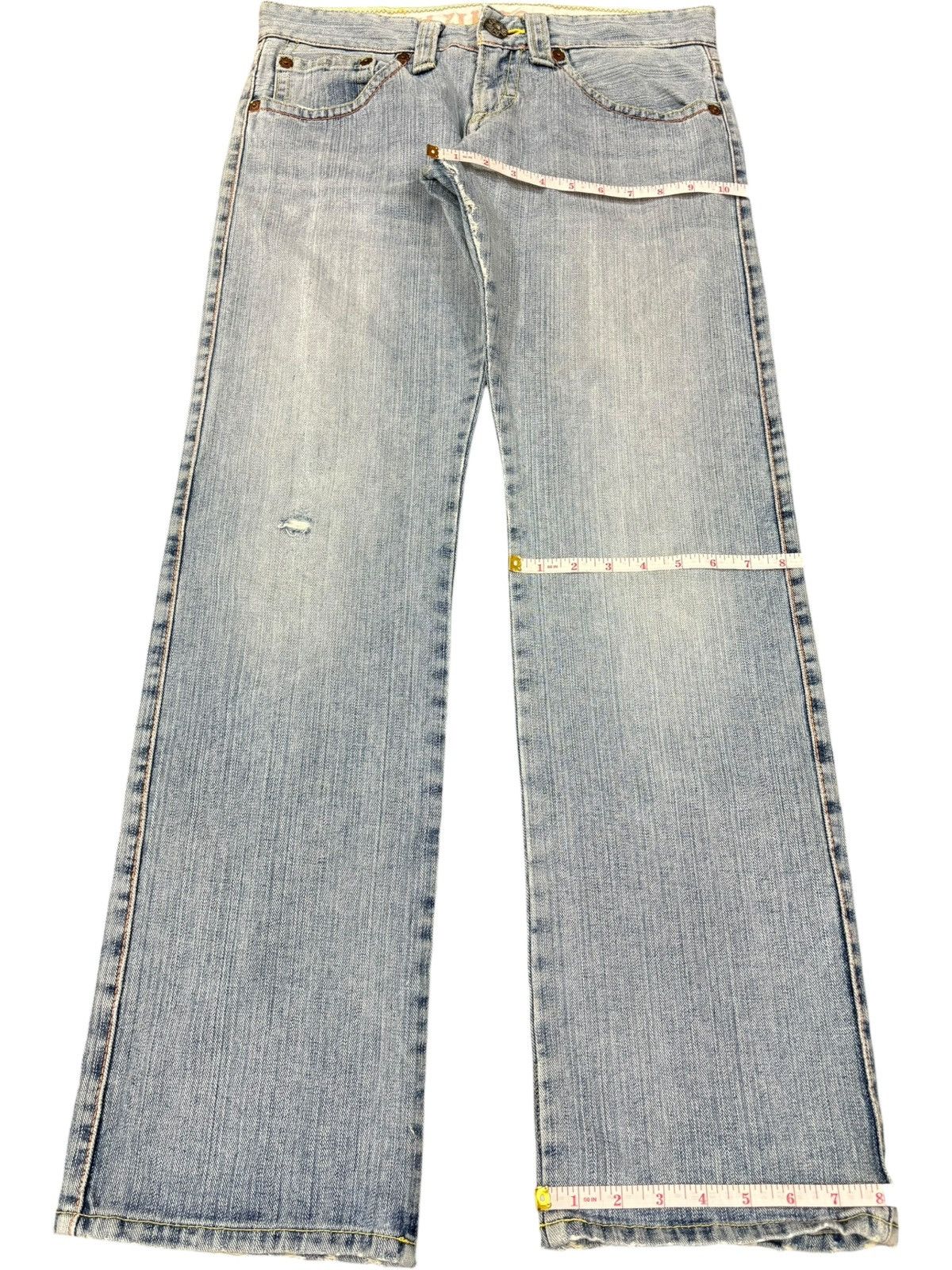 Japanese Brand Vintage Japanese Cocolulu Distressed Baggy Jeans Size 33" - 12 Thumbnail