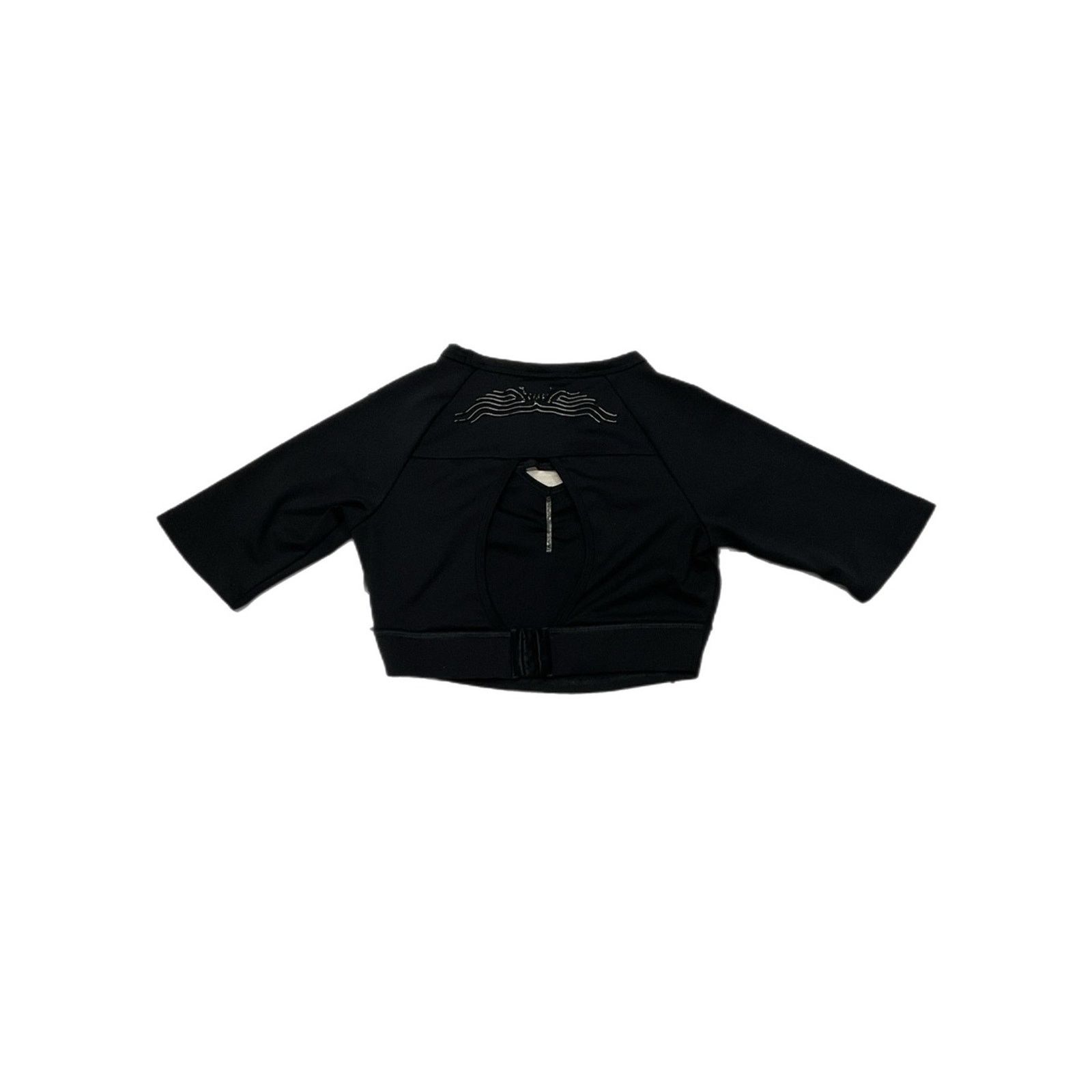 Gymshark Gymshark Black Cutout Crop Performance Top Size M / US 6-8 / IT 42-44 - 2 Thumbnail