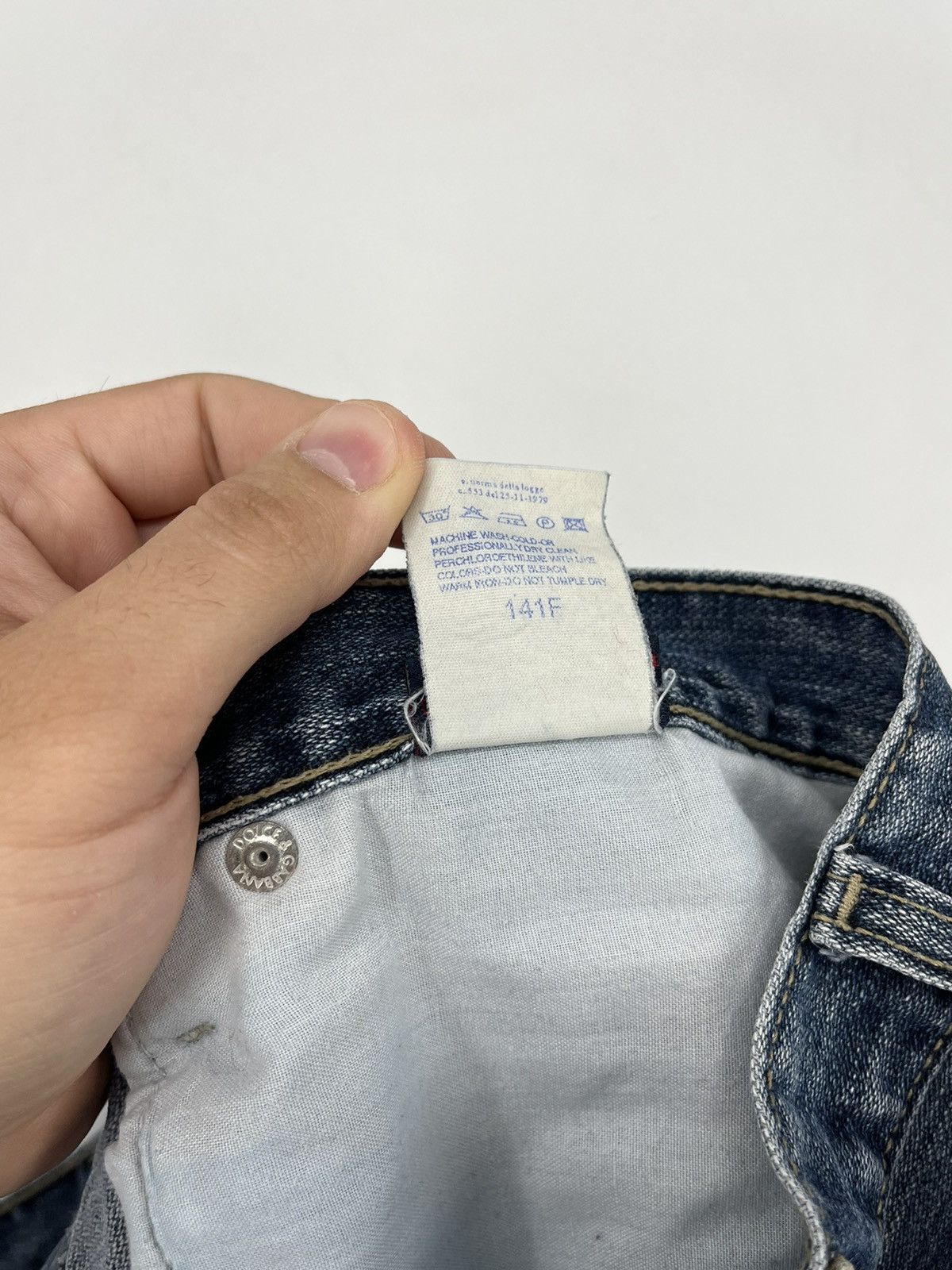 Vintage Dolce Gabbana Baggy Jeans Denim Pants Size 36