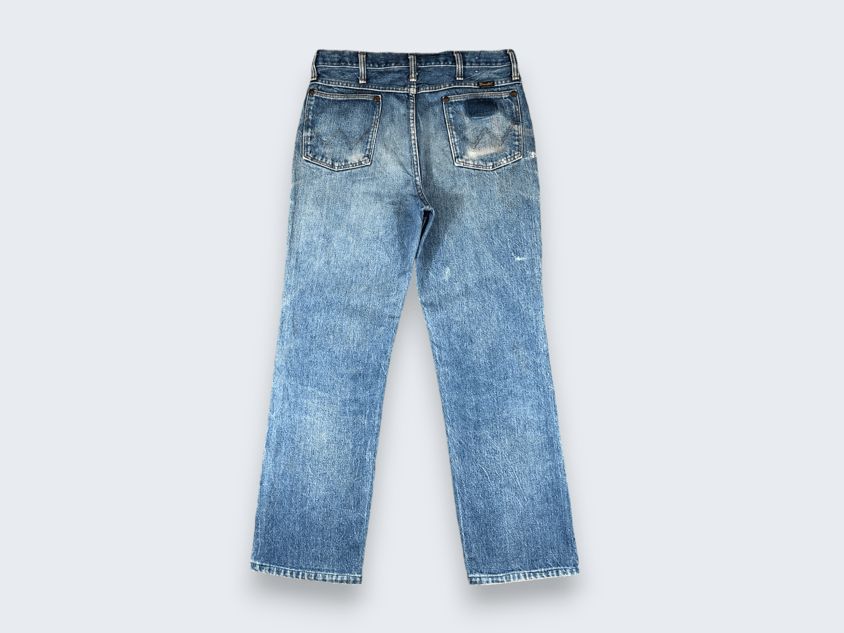 Vintage × Wrangler Vintage Wrangler Light Blue Wash Jeans L666 Size US 32 / EU 48 - 4 Thumbnail