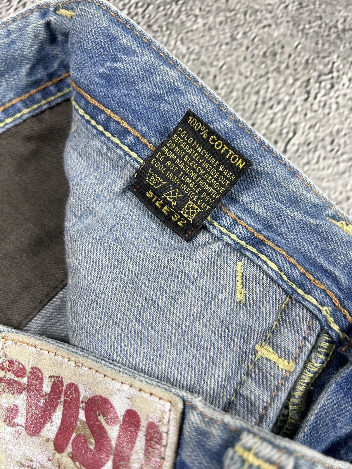 Evisu Evisu EU ED jeans vintage denim pants cargo baby blue Y2K Size US 32 / EU 48 - 11 Thumbnail