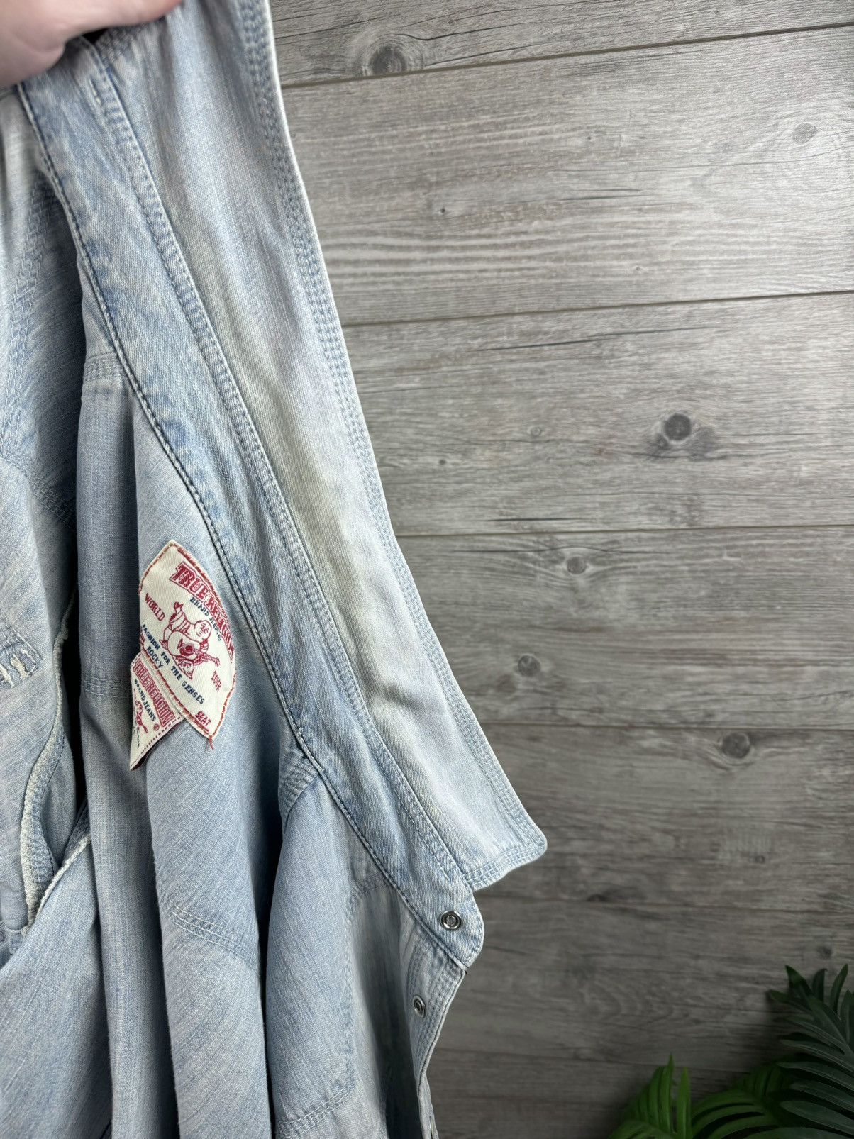 True Religion True Religion Bomber Jacket Jeans Vintage Size L Size US L / EU 52-54 / 3 - 19 Thumbnail