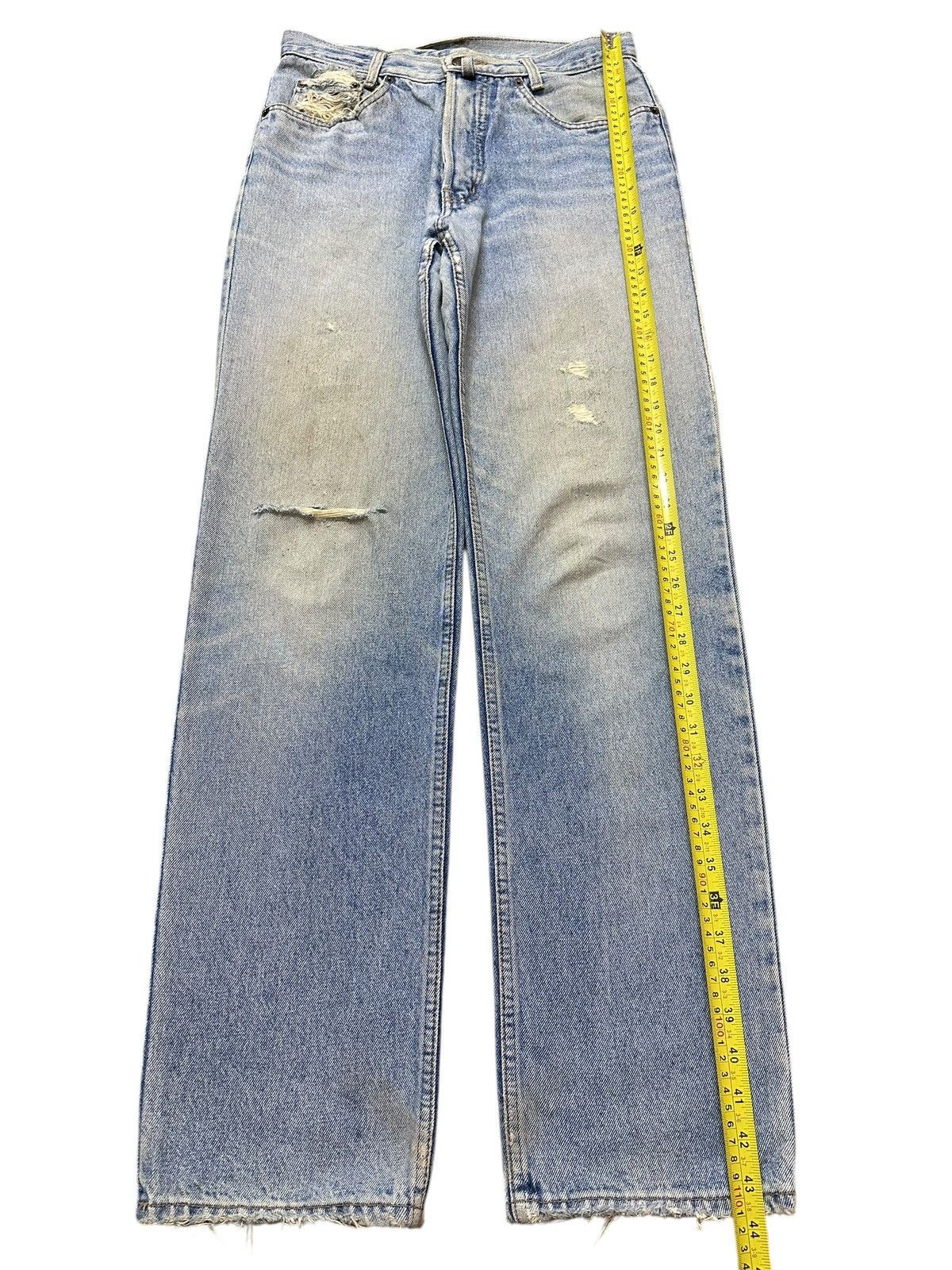 Gant Vintage Japanese Brand Blue Faded Wash Style Distress Jeans Size US 30 / EU 46 - 13 Thumbnail