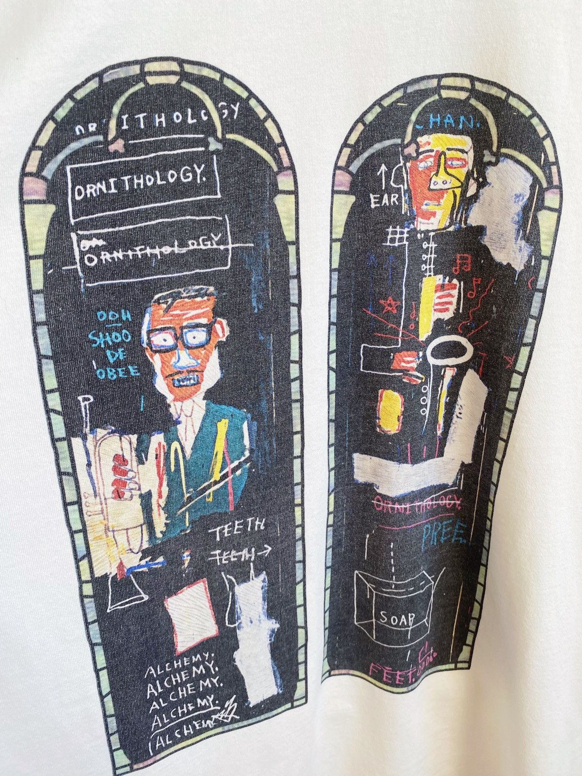 H&M × Jean-Michel Basquiat × Who Decides War WHO DECIDES WAR x BASQUIAT x H&M LONG SLEEVE RELAXED T-SHIRT Size US M / EU 48-50 / 2 - 3 Thumbnail