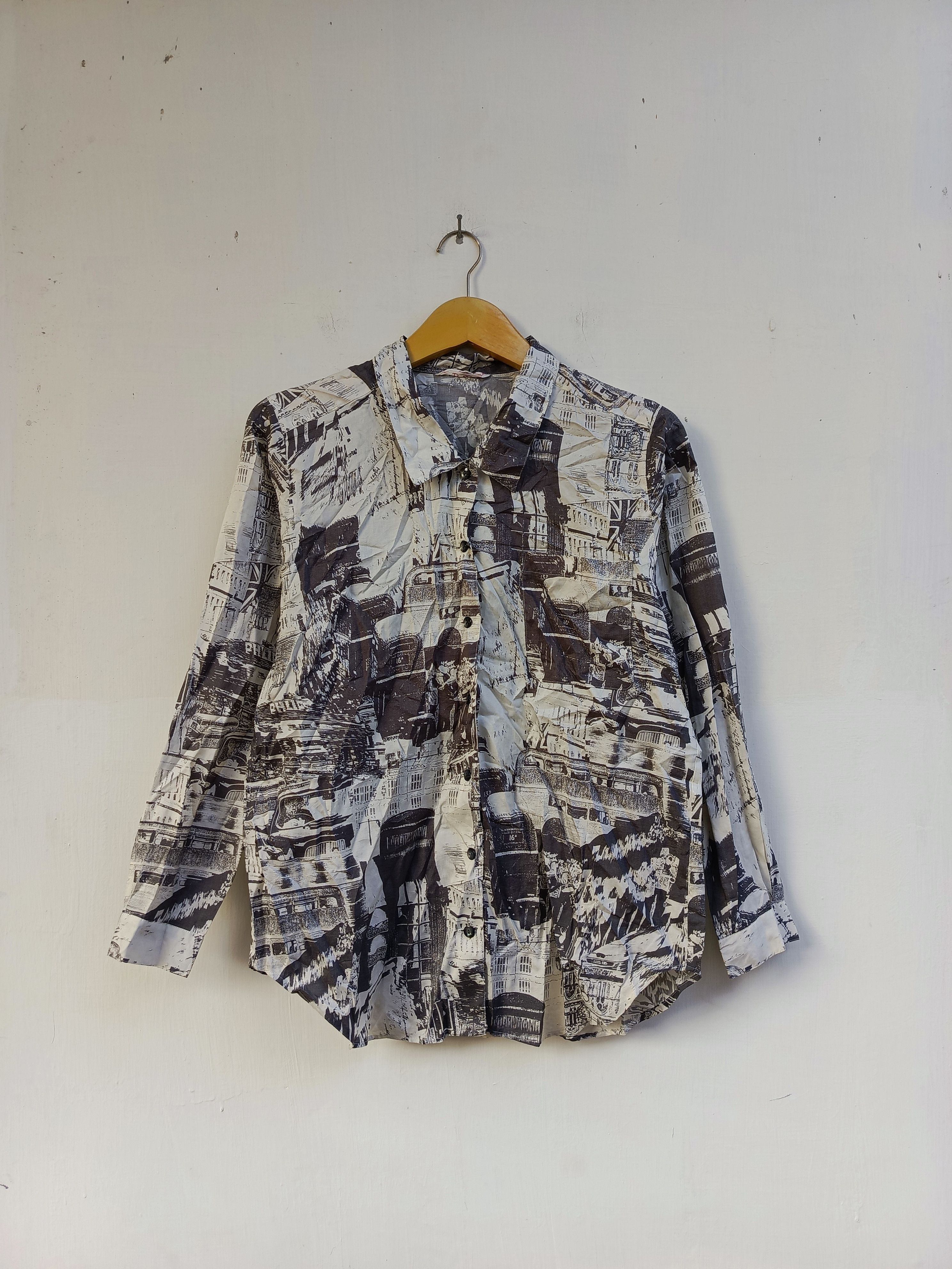 Japanese Brand Flow rill yoshimura button ups japanese brand Size L / US 10 / IT 46 - 1 Thumbnail