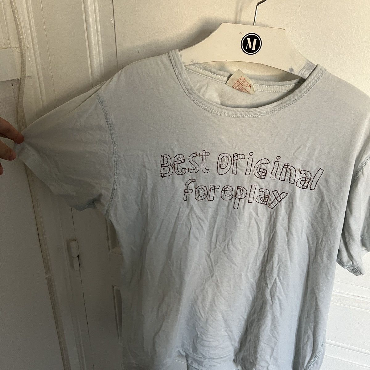 Japanese Brand × Vintage Y2K T-Shirt Best Foreplay tshirt 2000s skate surf fun erotic Size US M / EU 48-50 / 2 - 3 Thumbnail