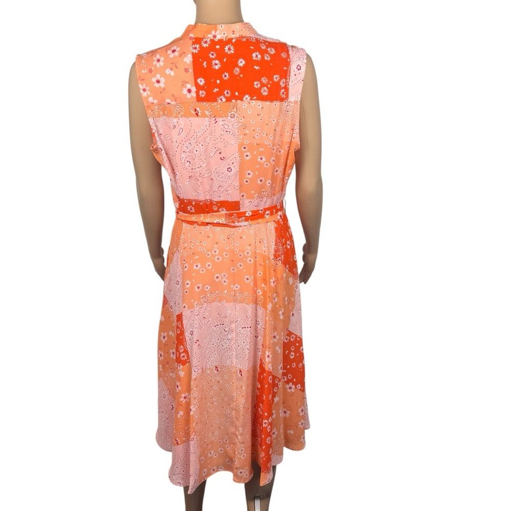 Nanette Lepore NWT New $128 Nanette Lepore Sleeveless Patchwork Shirt Dres Size M / US 6-8 / IT 42-44 - 5 Thumbnail