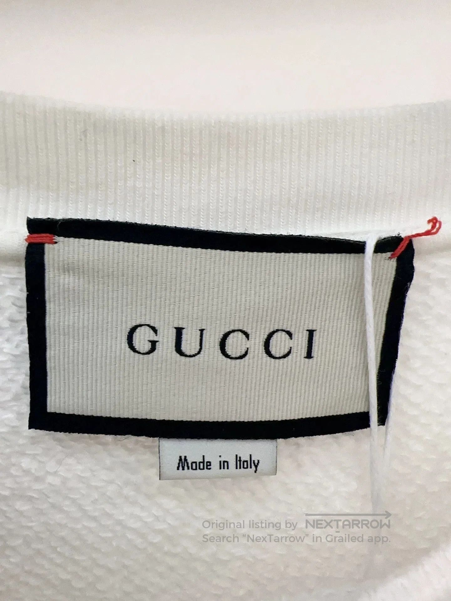Gucci White Graphic Sweatshirt with Boy and Cat 'Mad Cookies'. Size US S / EU 44-46 / 1 - 3 Thumbnail