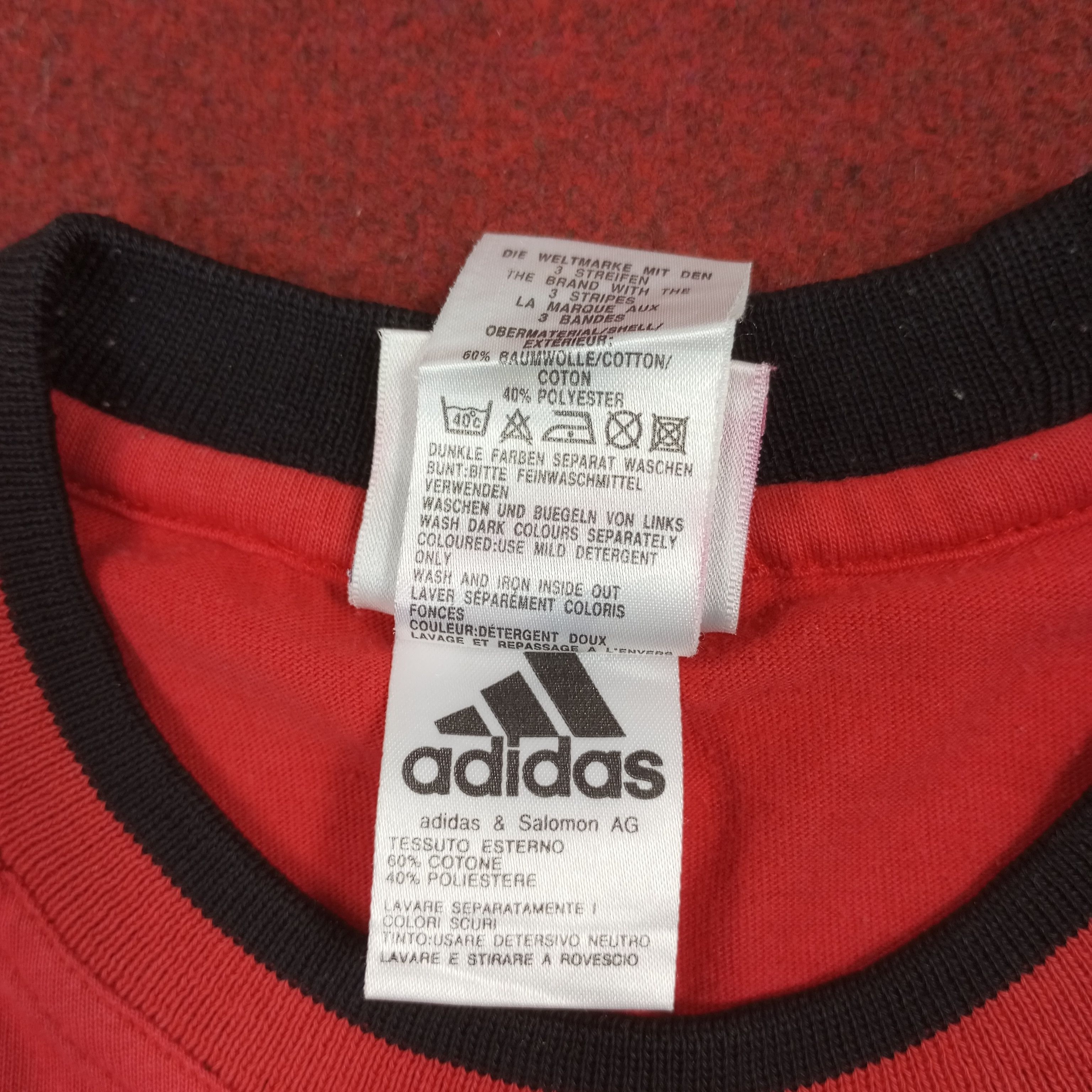 Adidas × Vintage Adidas AC Milan Opel Soccer Football Club Tshirt Size US XL / EU 56 / 4 - 8 Thumbnail