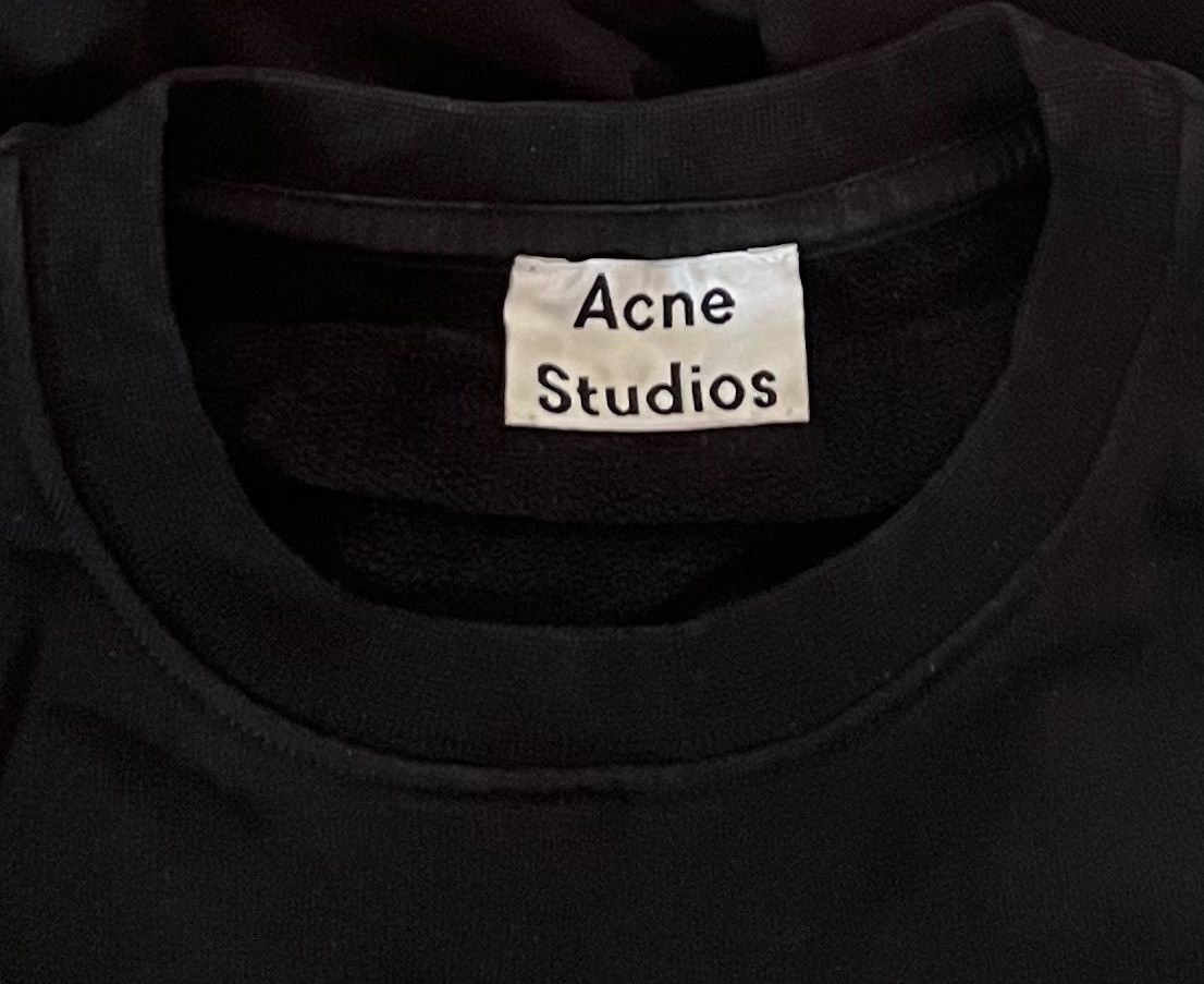 Acne Studios Acne studios slip black sweatshirt Size US S / EU 44-46 / 1 - 3 Thumbnail