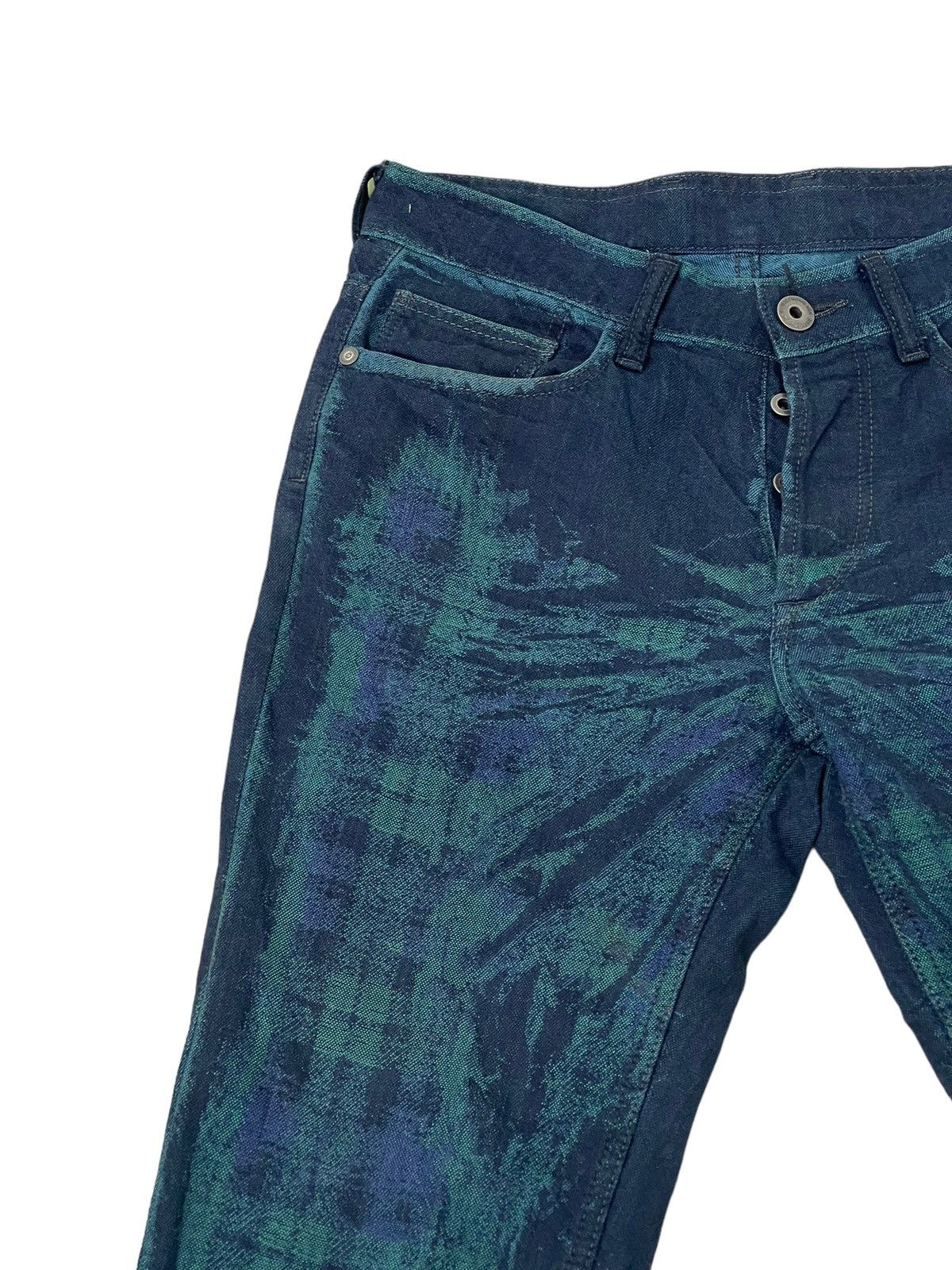 Issey Miyake Whiskered Laser Issey Miyake Men Slim Jeans 6🟦8 Size US 32 / EU 48 - 8 Thumbnail