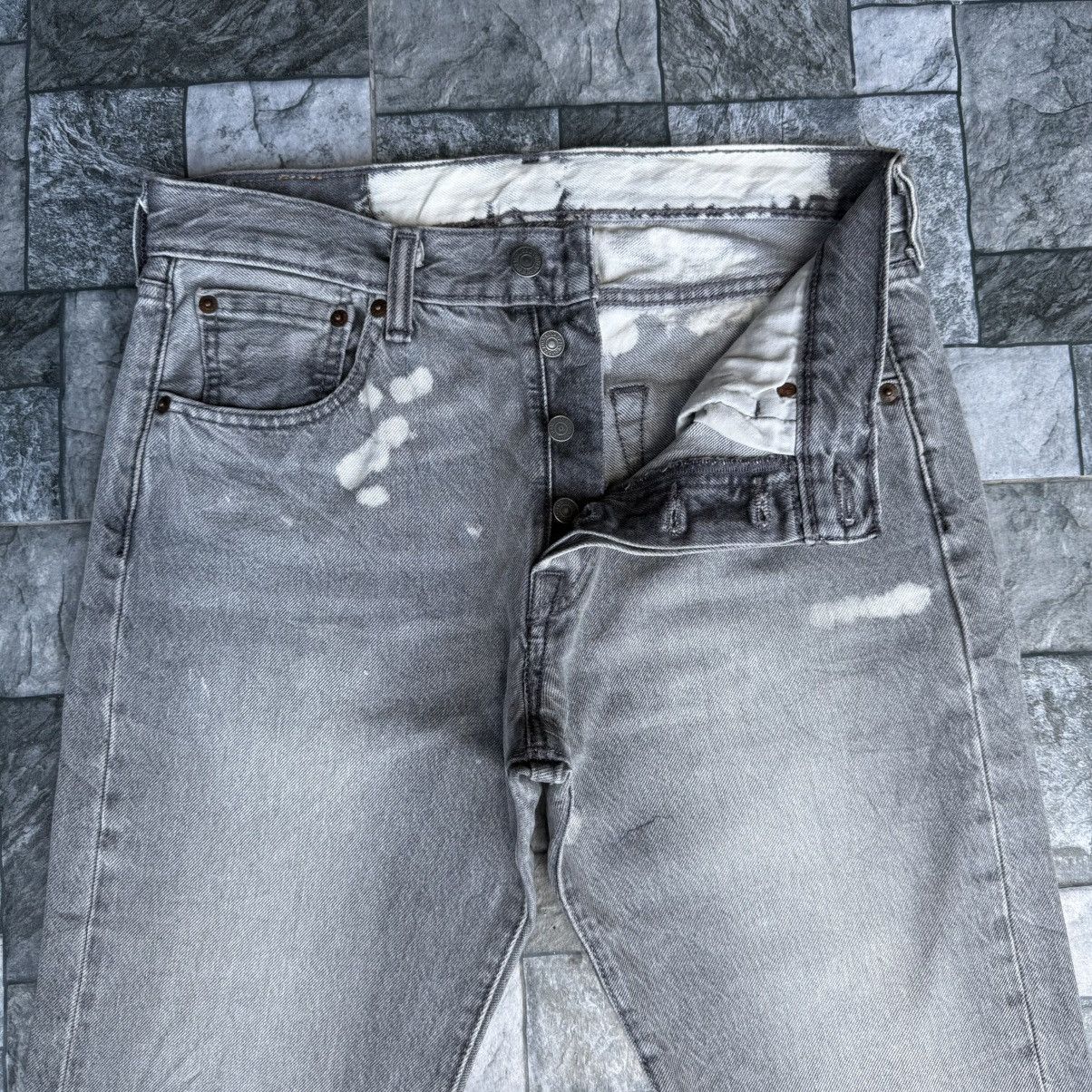 Levi's Levi's 501 Button Fly Faded Black Denim Jean Pants W30 Size US 30 / EU 46 - 10 Thumbnail