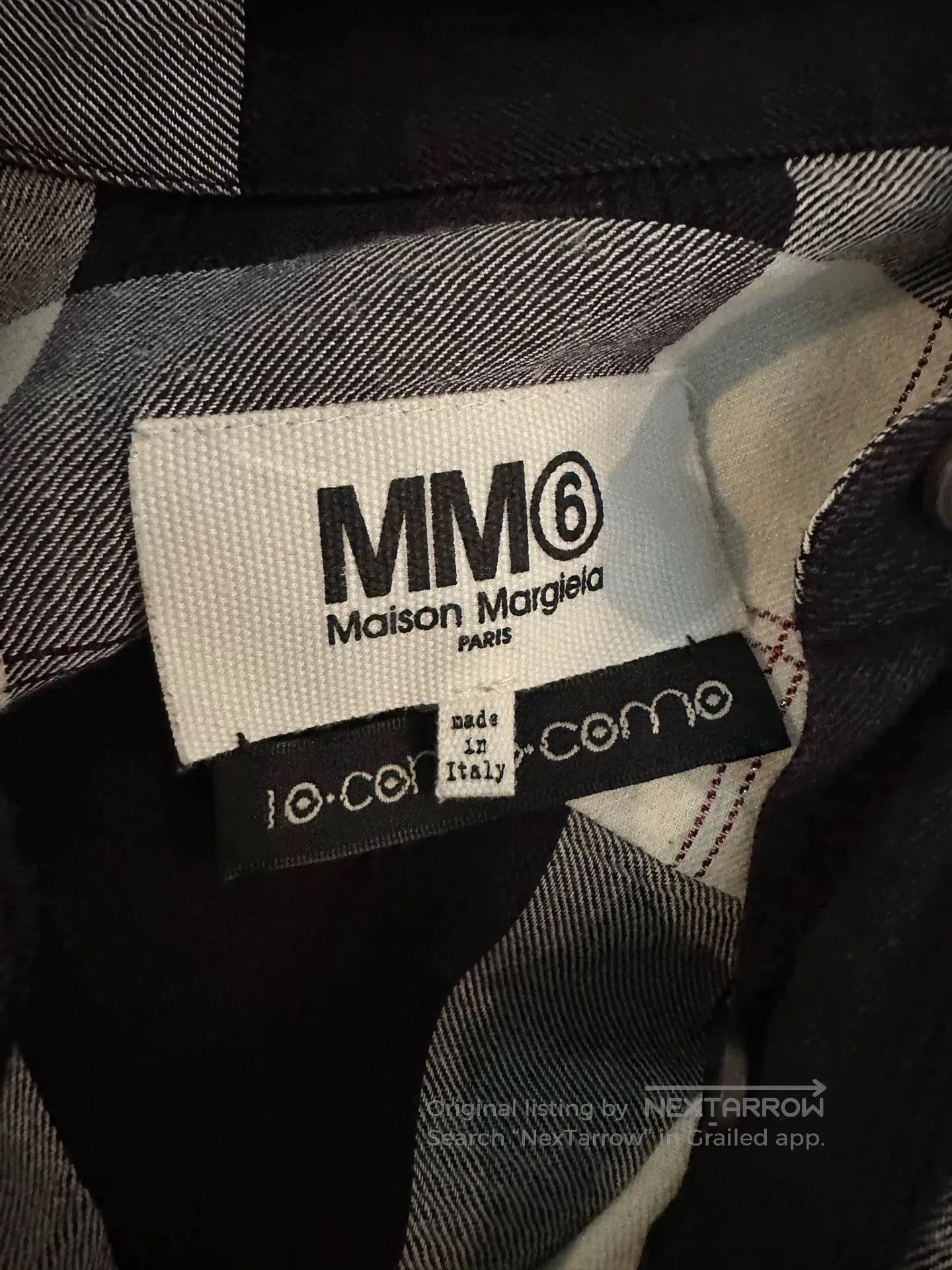 MM6 Maison Margiela MM6 Asymmetrical Check Shirt. Size S / US 4 / IT 40 - 3 Thumbnail