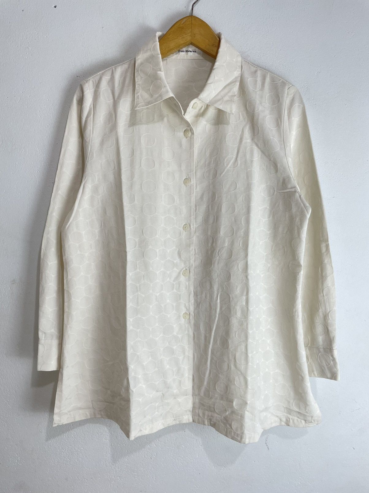 Yohji Yamamoto Undefined Japan Honeycomb Pattern shirt , Issey style Size M / US 6-8 / IT 42-44 - 1 Thumbnail