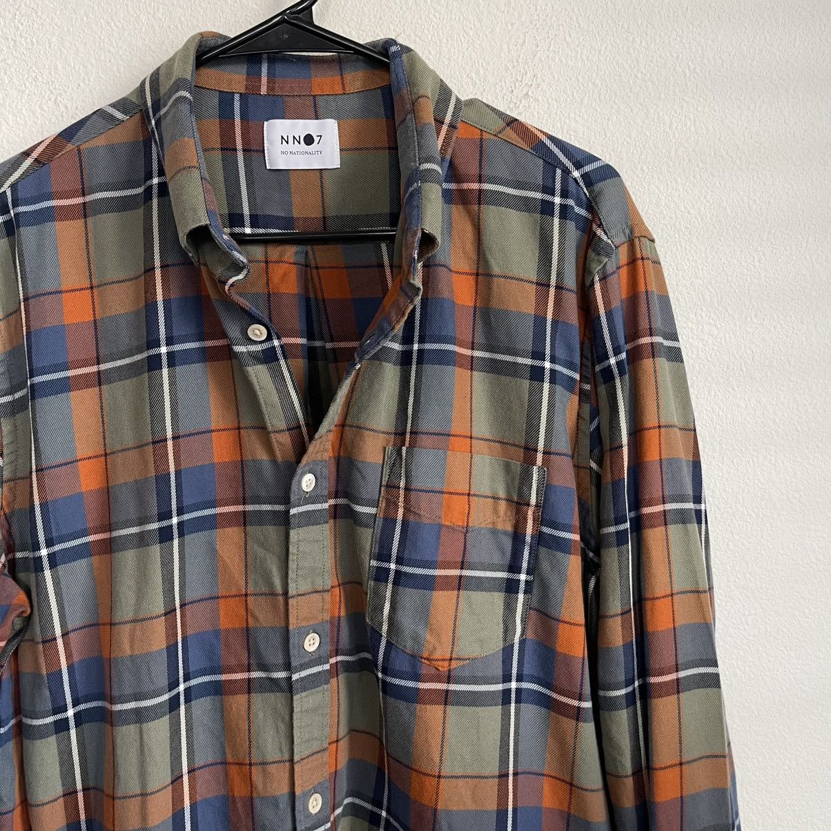NN07 NN07 Plaided Button Down Long Sleeve Shirt Size US XL / EU 56 / 4 - 1 Thumbnail