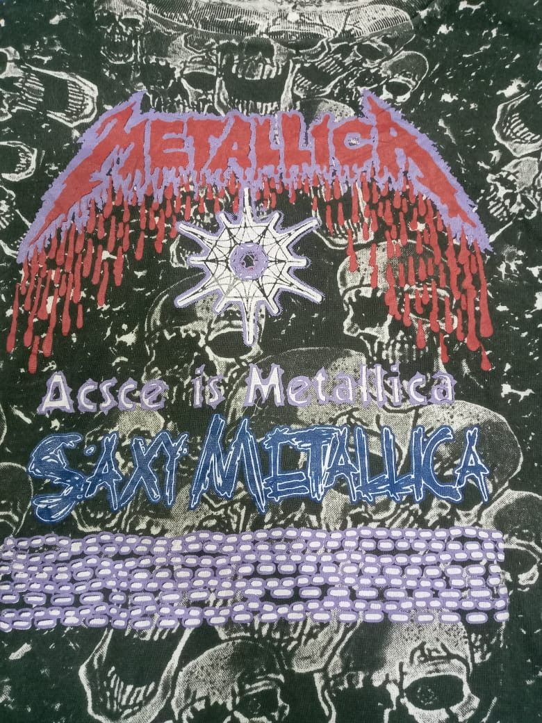 Vintage Vintage 90s “SAXY METALLICA” AOP Size US L / EU 52-54 / 3 - 2 Thumbnail