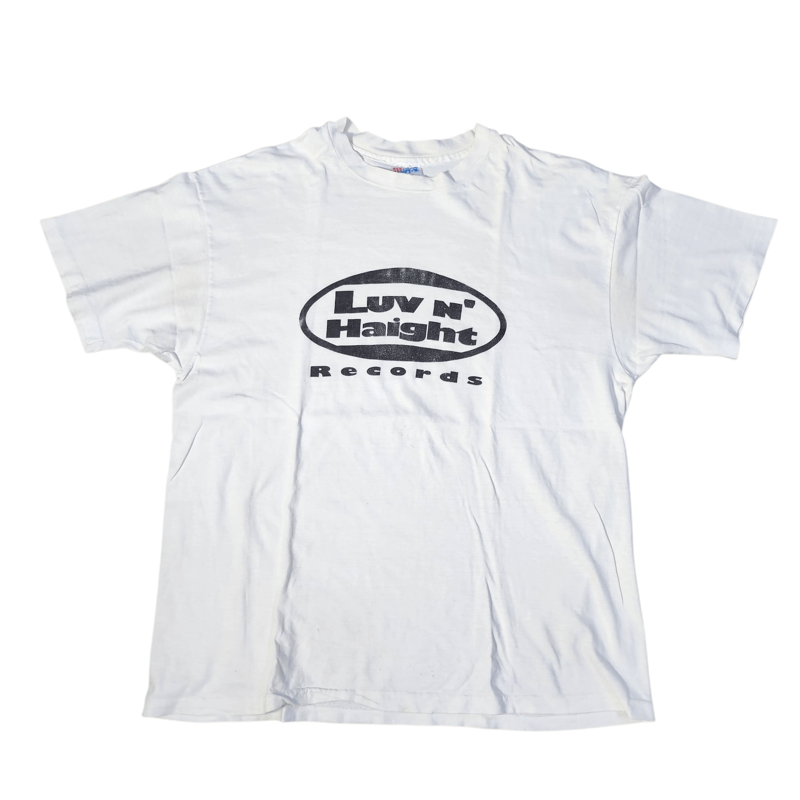Hanes Vintage 90s Luv n' Haight Records tees Hanes shirts Size US L / EU 52-54 / 3 - 1 Thumbnail