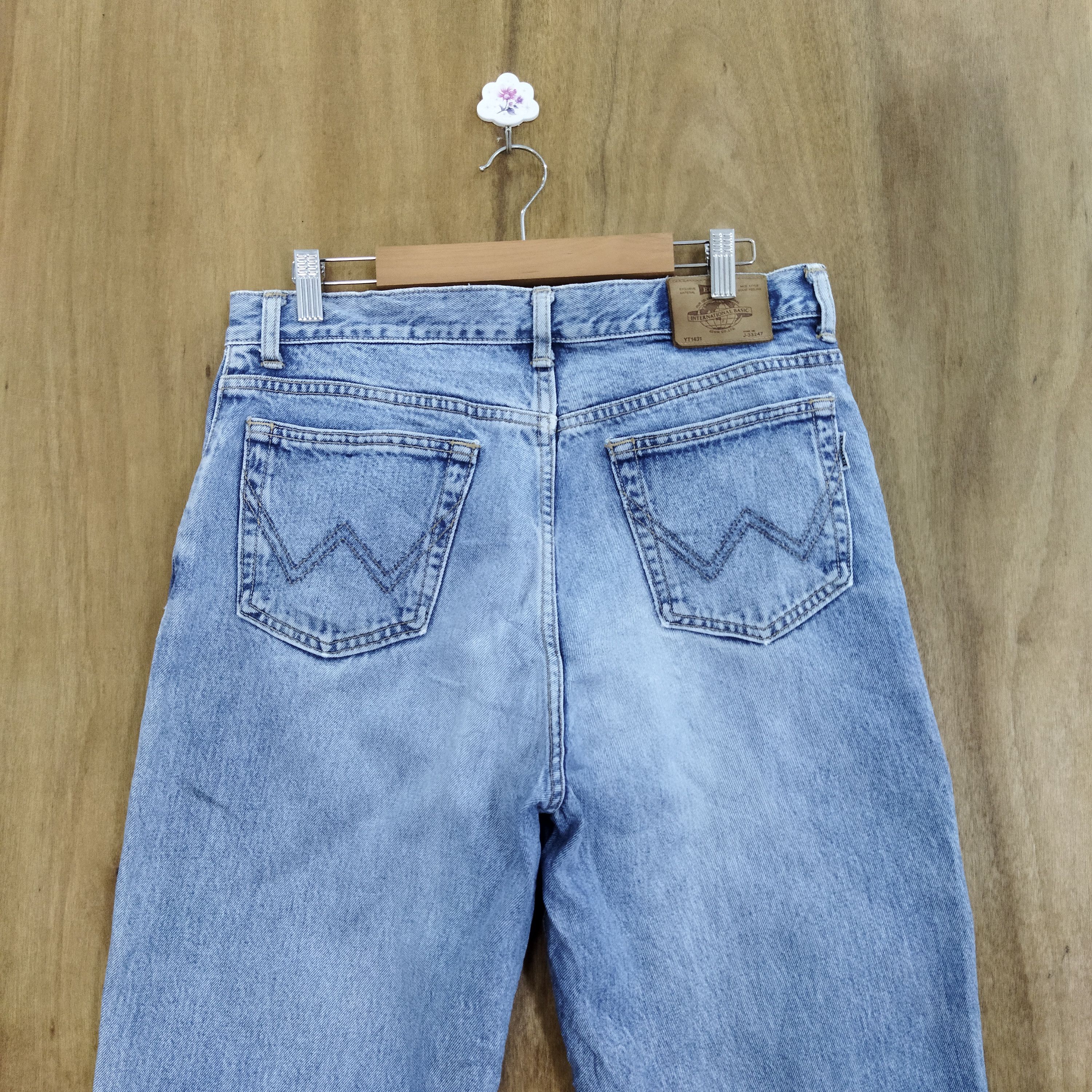 Edwin × Vintage VINTAGE EDWIN LIGHT BLUE JEANS PANTS Size US 32 / EU 48 - 9 Thumbnail