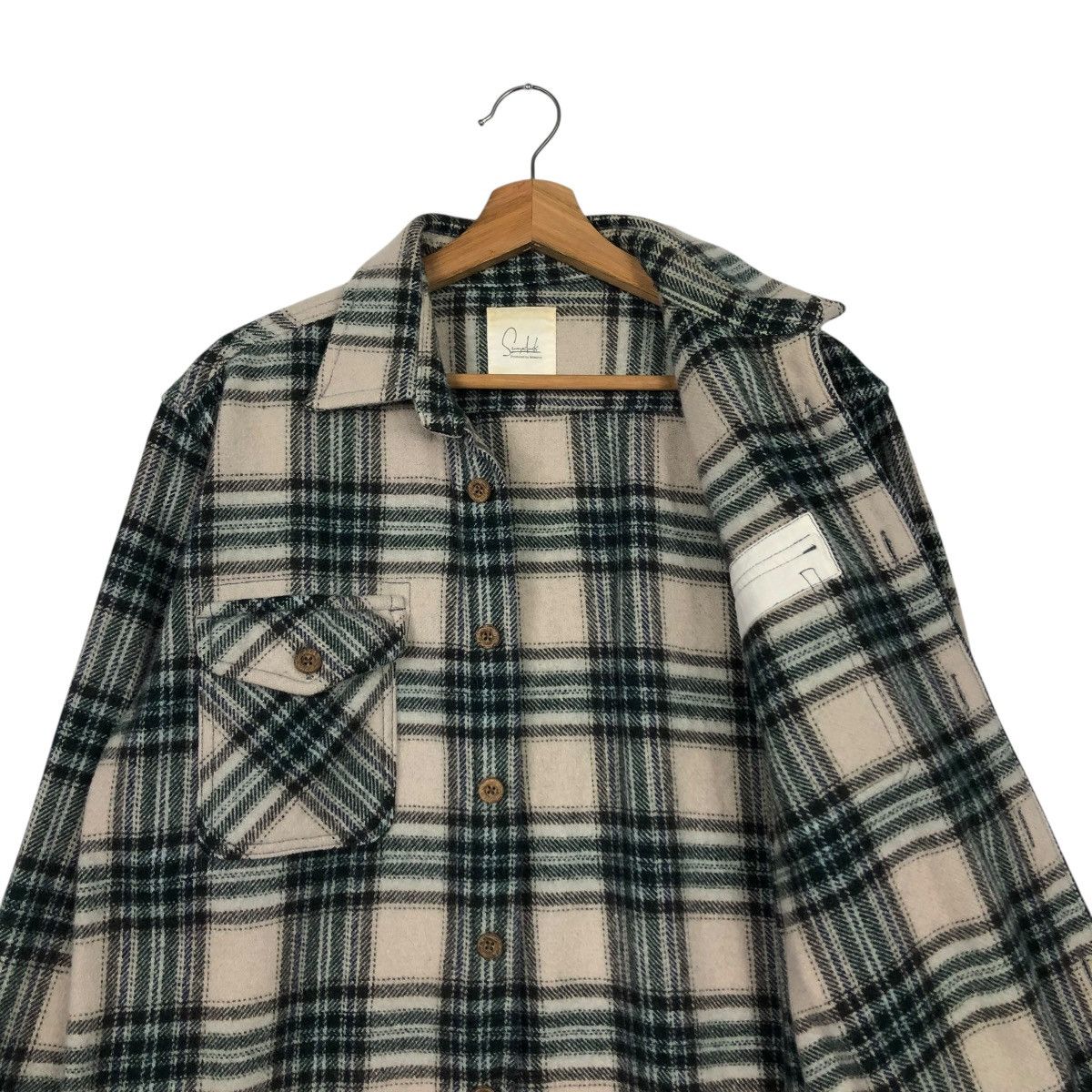 Japanese Brand × Vintage 🔥VINTAGE FLANNEL BIKER JACKET FELISSIMO TARTAN DESIGN CHECK Size US M / EU 48-50 / 2 - 14 Thumbnail