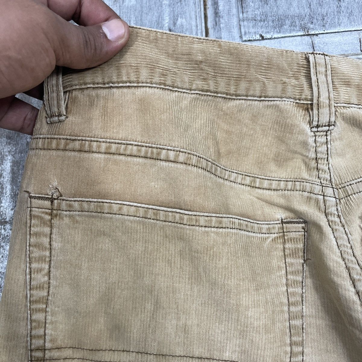 Polo Ralph Lauren × Vintage Corduroy Vintage Polo Ralph Lauren Distressed Pant Size US 31 - 16 Thumbnail