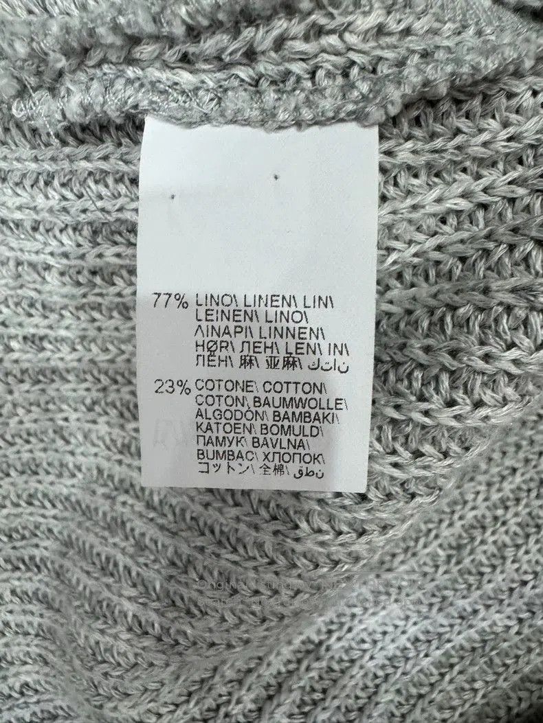 Brunello Cucinelli Brunello Cucinelli Gray Knit Coat. Size US L / EU 52-54 / 3 - 4 Thumbnail