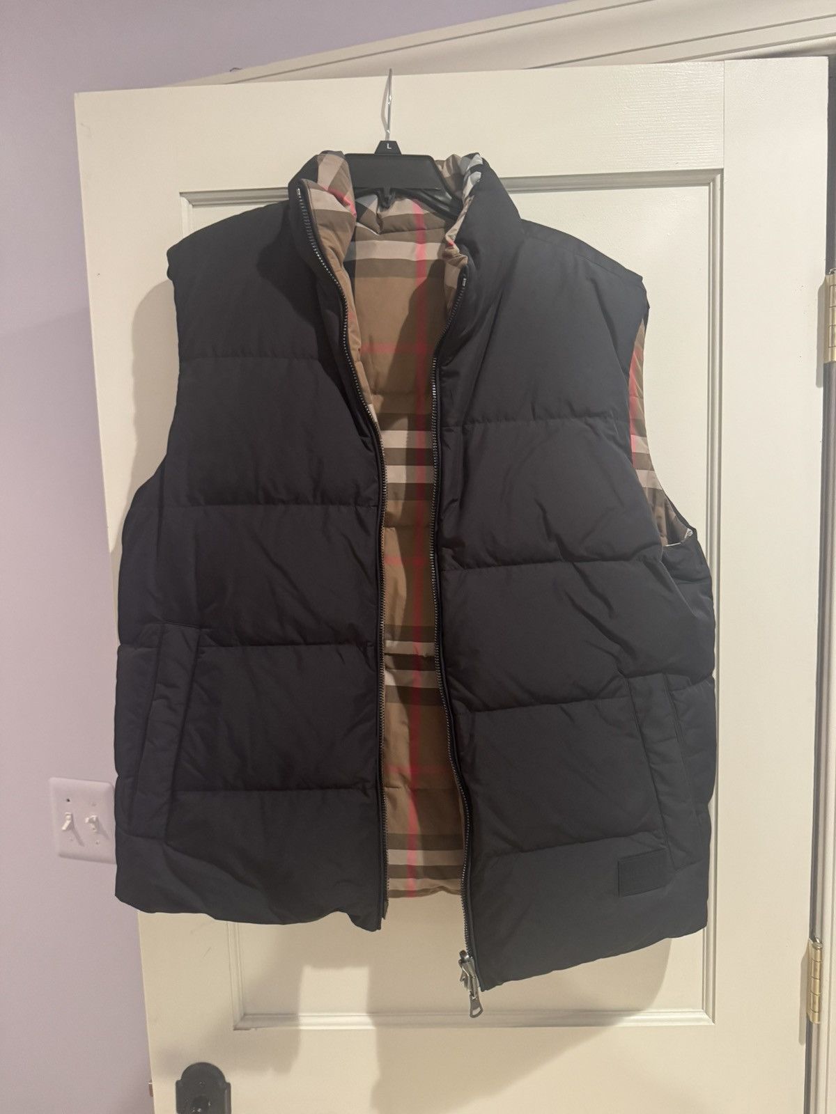 Burberry Burberry Down Vest Reversible Size US L / EU 52-54 / 3 - 1 Thumbnail