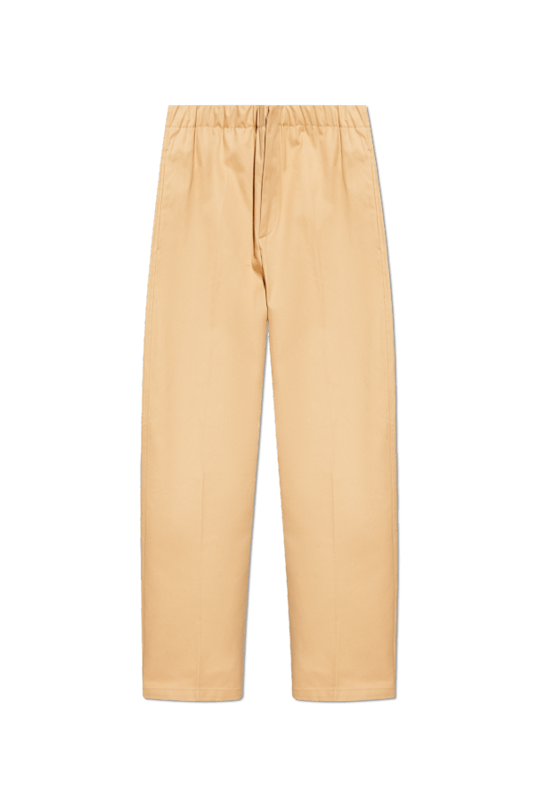 Jil Sander o1loc1c0426 Cotton Trousers in Beige Size US 30 / EU 46 - 1 Thumbnail