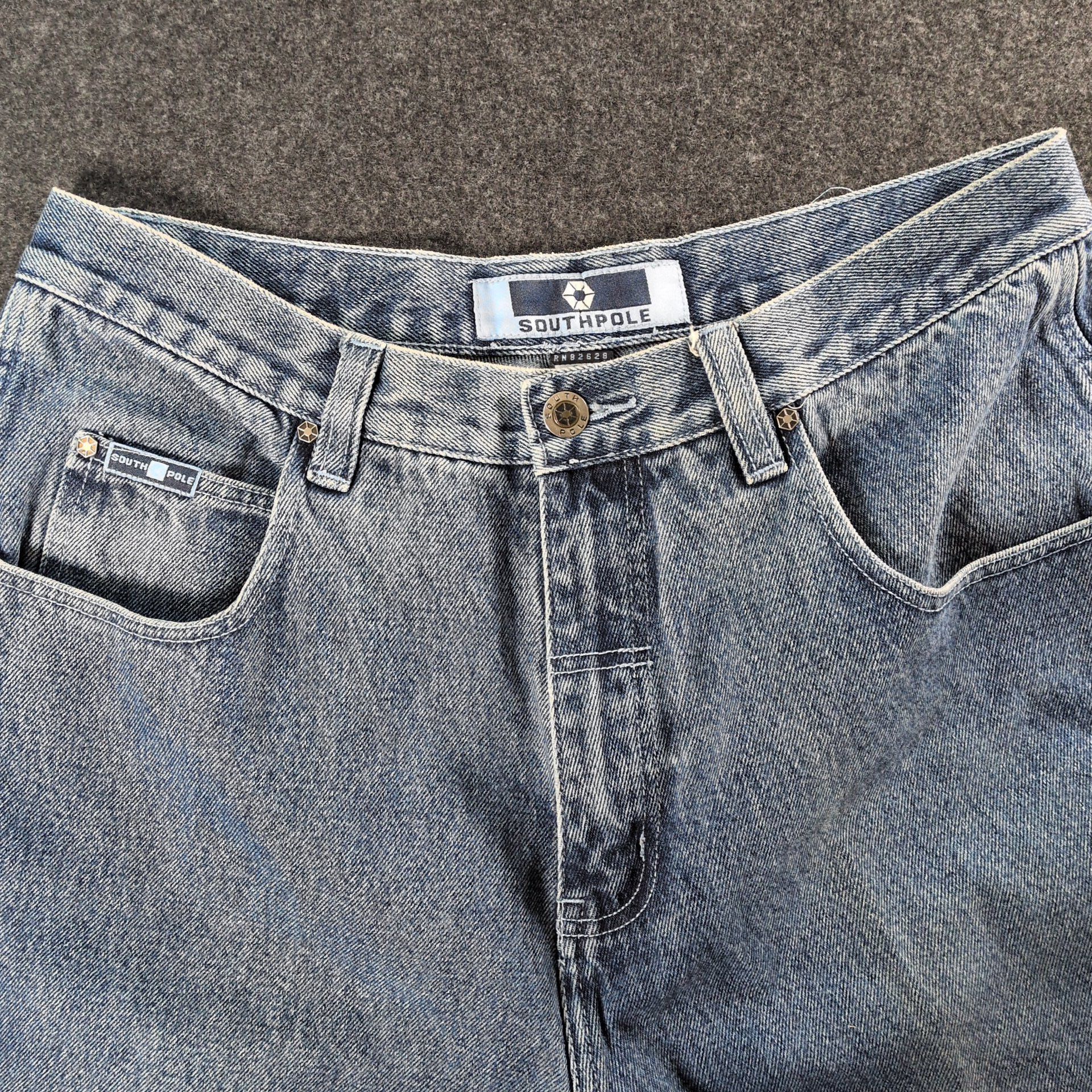 Southpole Vintage 90s Southpole Denim Baggy Jeans Size US 34 / EU 50 - 8 Thumbnail