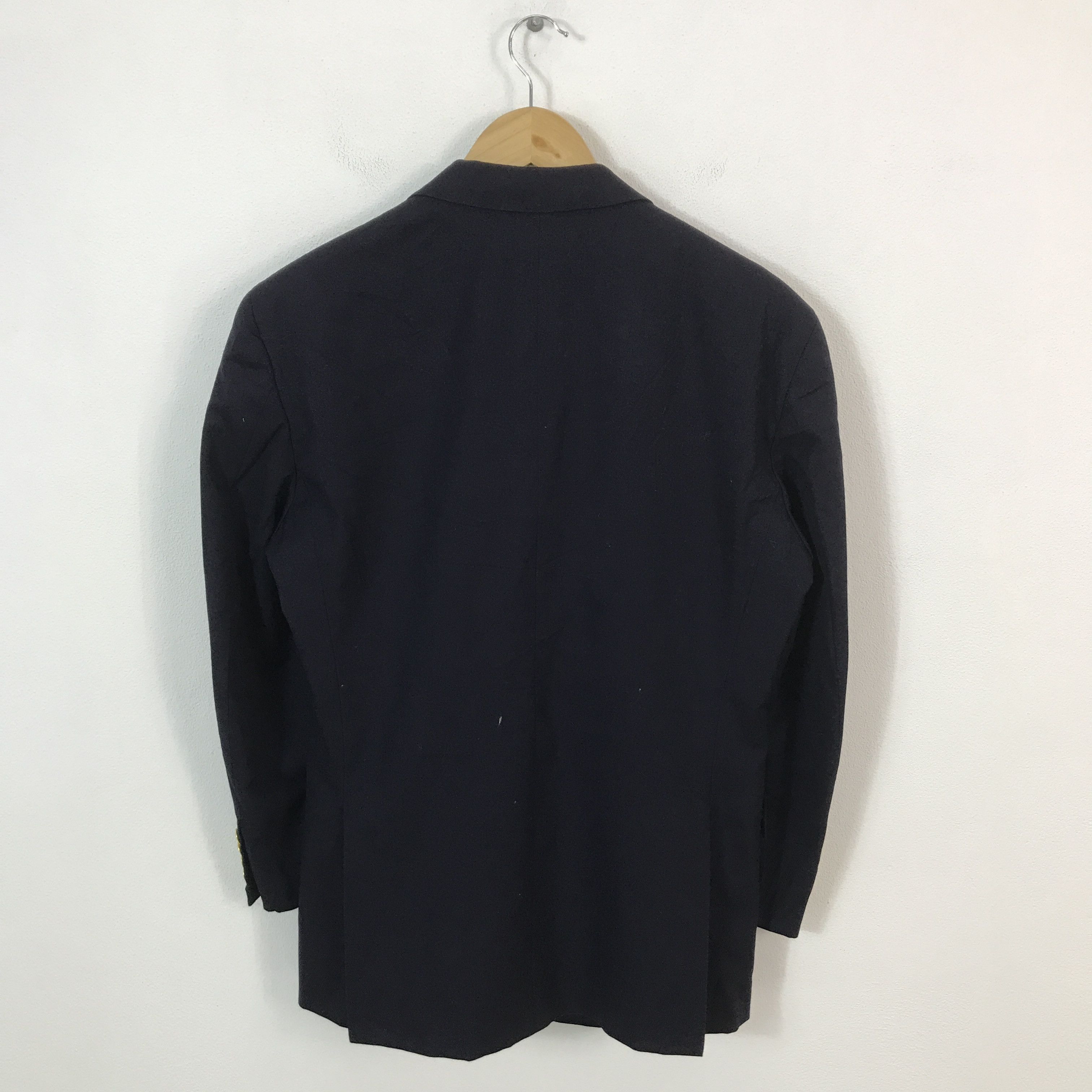 Polo Ralph Lauren × Vintage Vintage Polo Ralph Lauen Blazer Navy Coat jacket Size US L / EU 52-54 / 3 - 2 Thumbnail