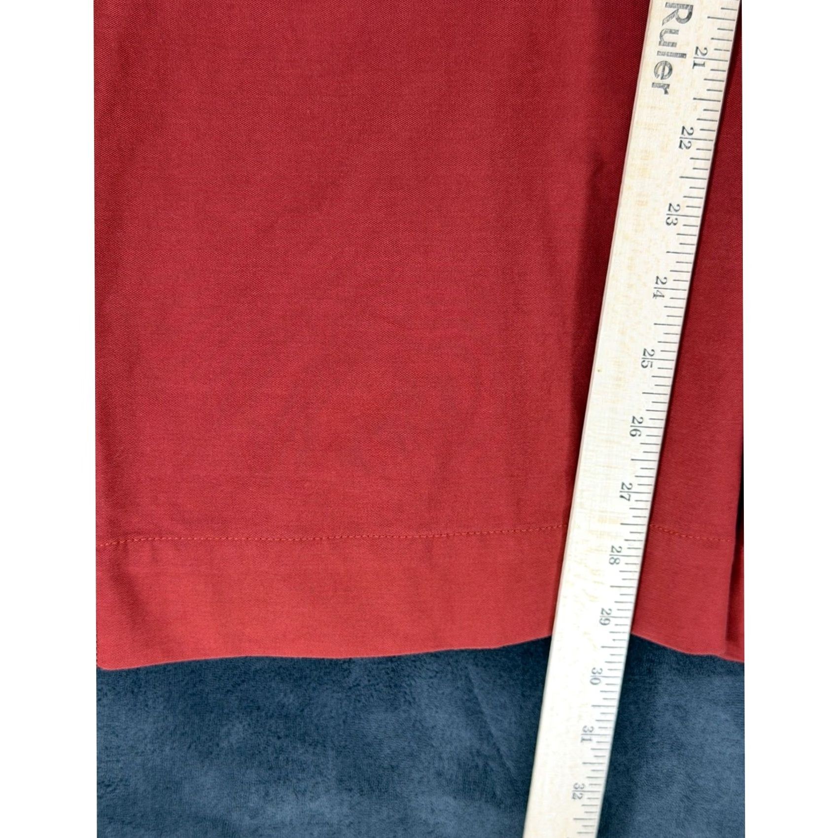 Lululemon Lululemon City Sleek 5 Pocket Wide Leg Pants Red Warpstreme Size 32 Women Twill 4-Way Stretch High Rise Ankle Capris Style LW5ENJS Size 24" / US 00 / IT 34 - 5 Thumbnail
