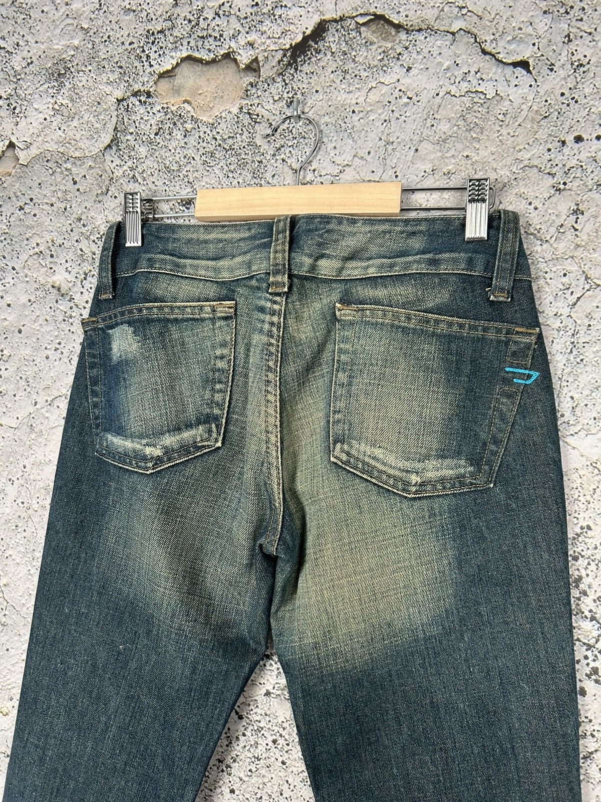 Diesel Vintage Diesel Flared Jeans Y2K Grunge Punk Rock Rare Size US 27 - 5 Thumbnail