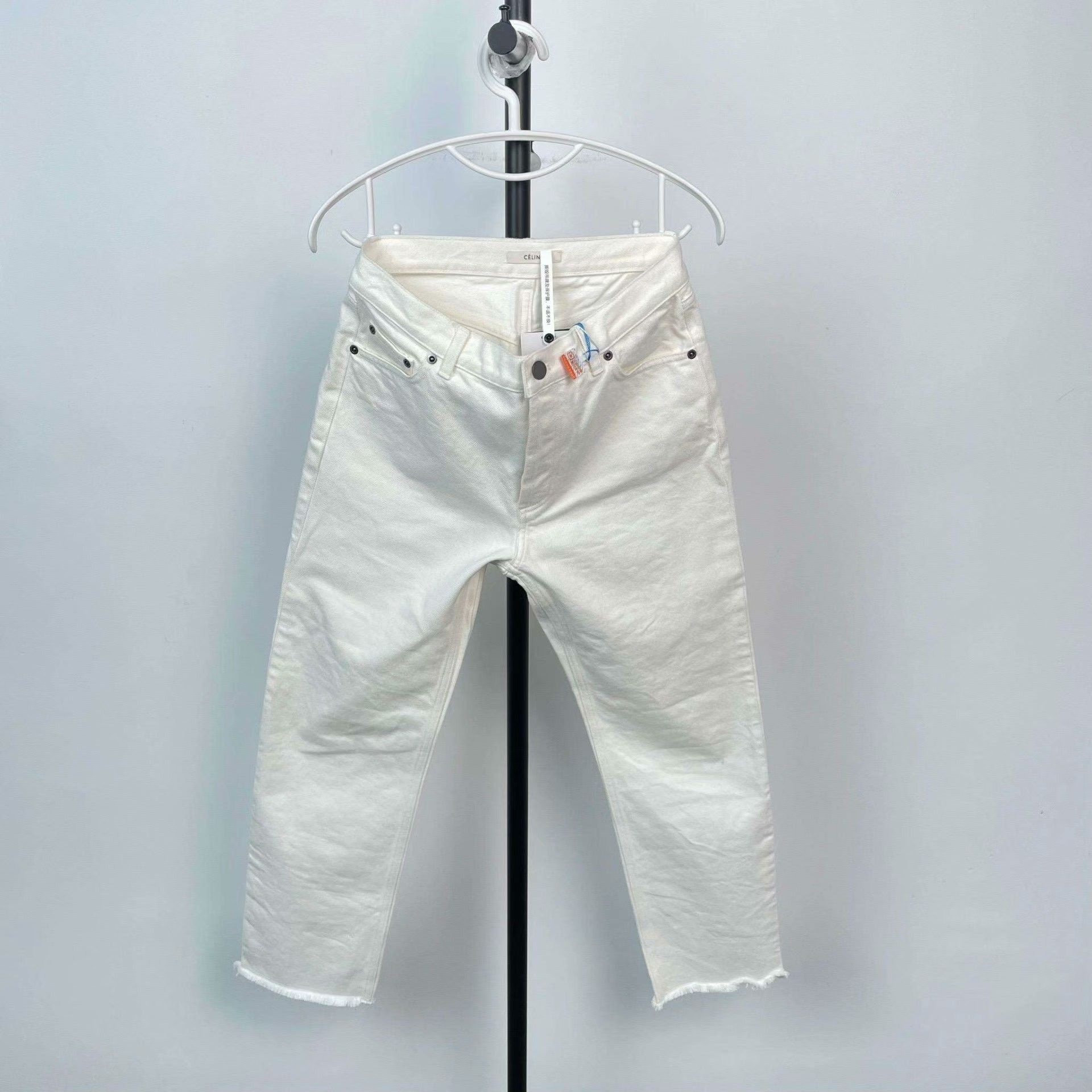 Celine Celine White Pants 38 Women Size 38" / US 16 / IT 52 - 1 Thumbnail