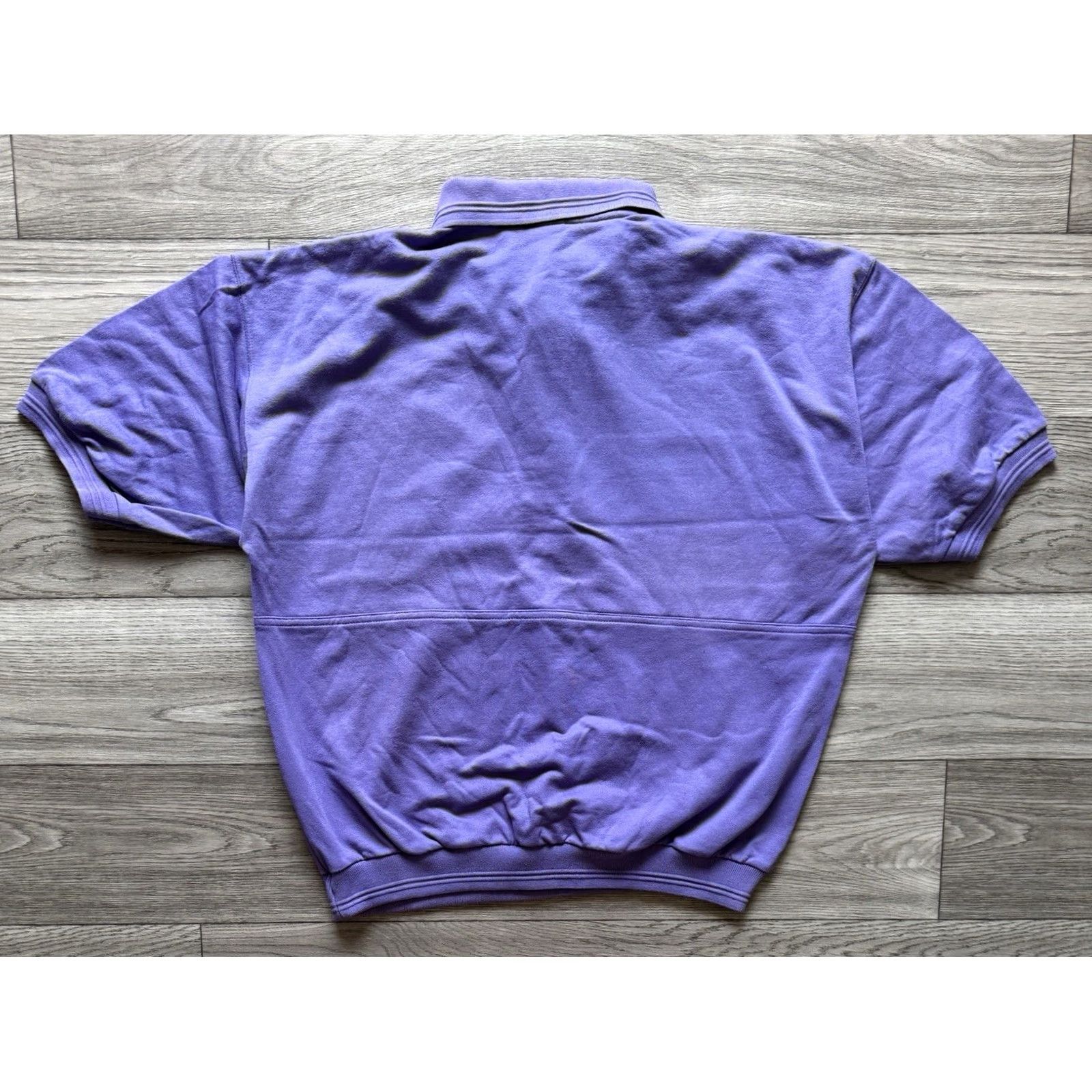 Nike VINTAGE Nike Polo Shirt L Purple USA 80s 90s Beaverton Oregon Mens Size US L / EU 52-54 / 3 - 6 Thumbnail