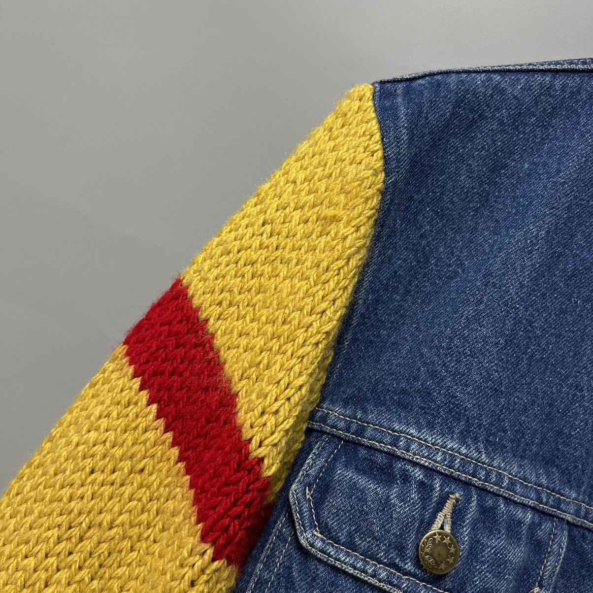Marlboro × Vintage Vintage Marlboro Denim Jacket with sweater sleeve y2k Size US XL / EU 56 / 4 - 6 Thumbnail